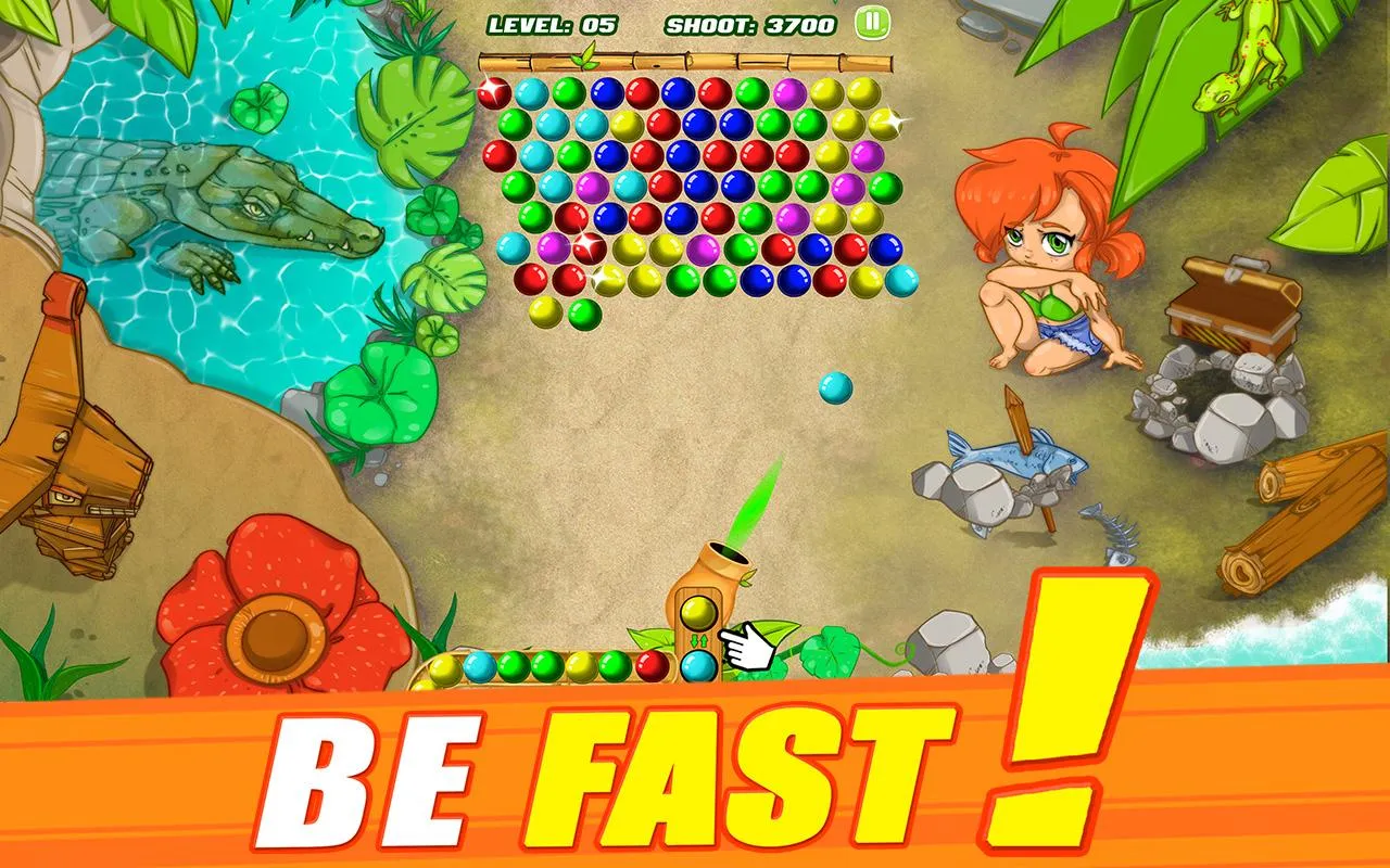 Jungle Shooter Bubble Mania | Indus Appstore | Screenshot