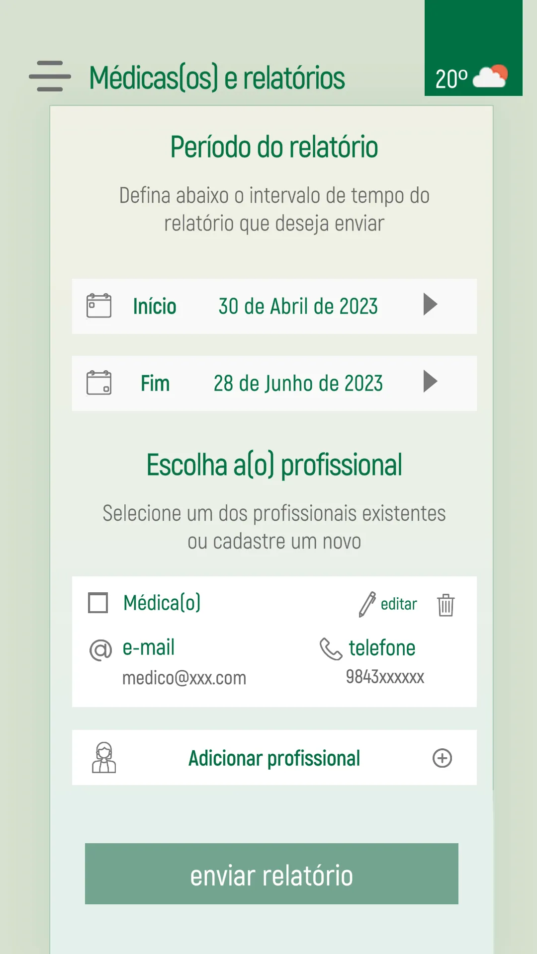 Diário Cefaleia | Indus Appstore | Screenshot