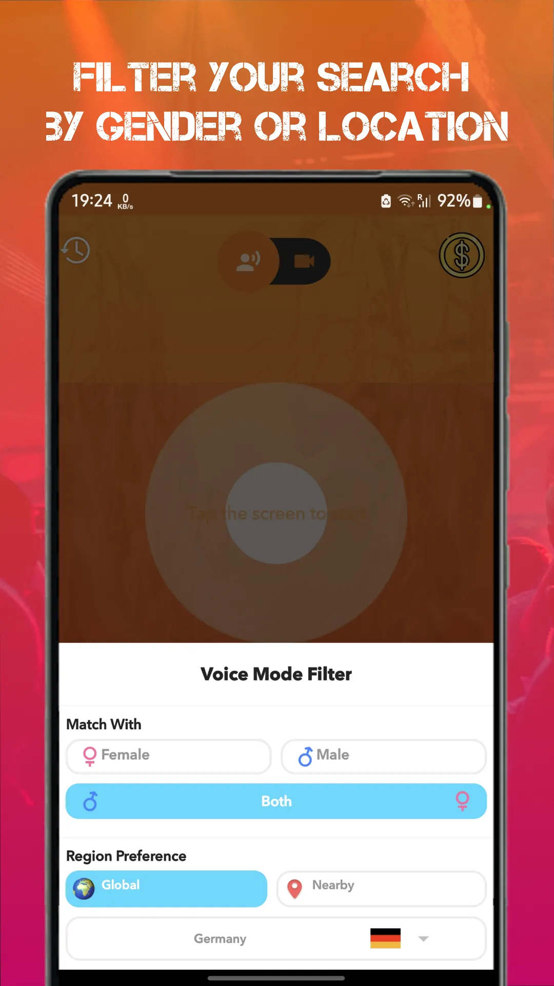 OreglTV - Random Video Call | Indus Appstore | Screenshot