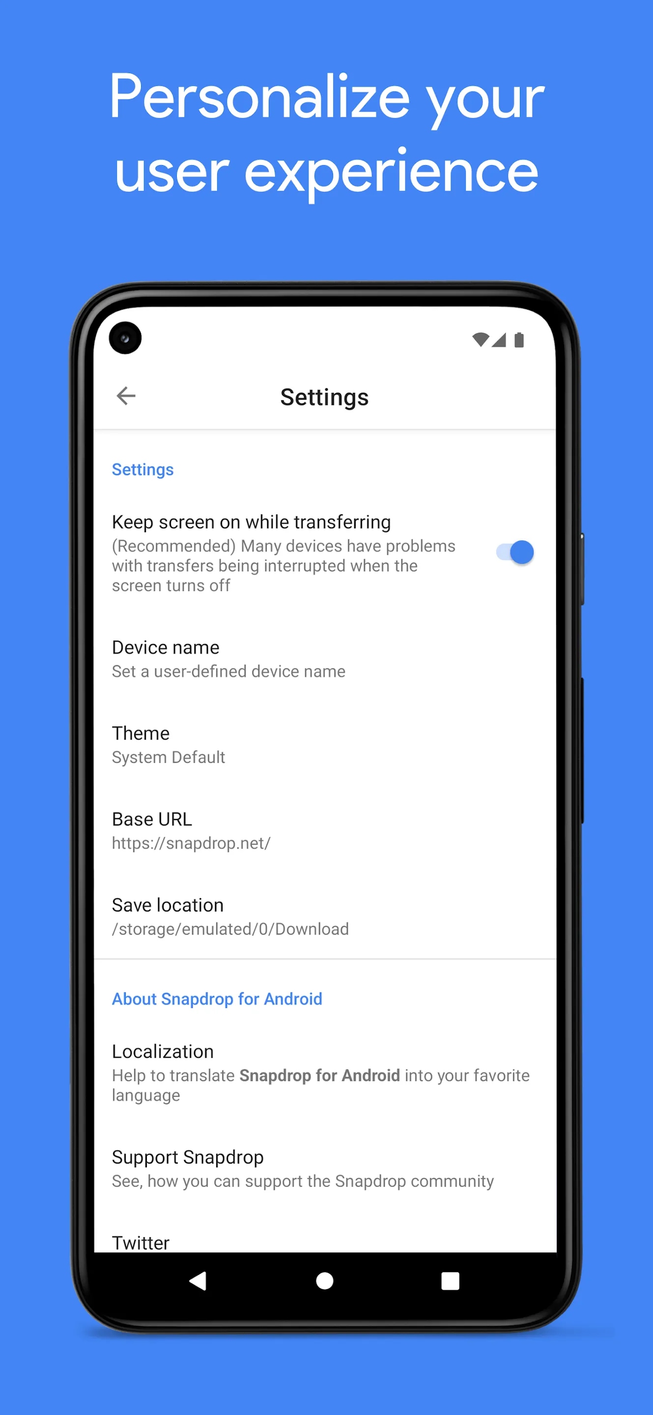Snapdrop & PairDrop | Indus Appstore | Screenshot