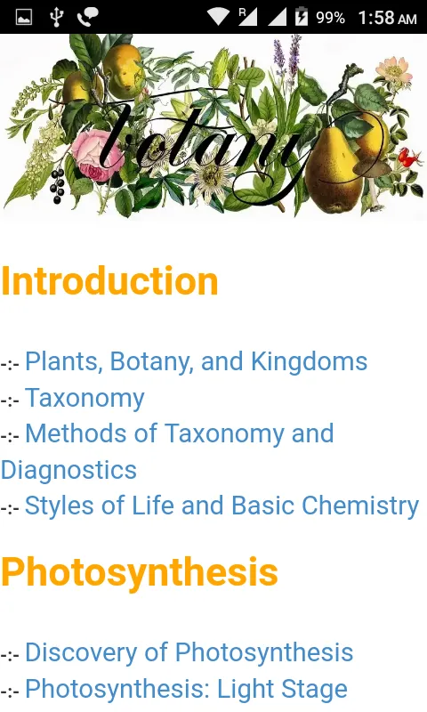 Botany Study App | Indus Appstore | Screenshot