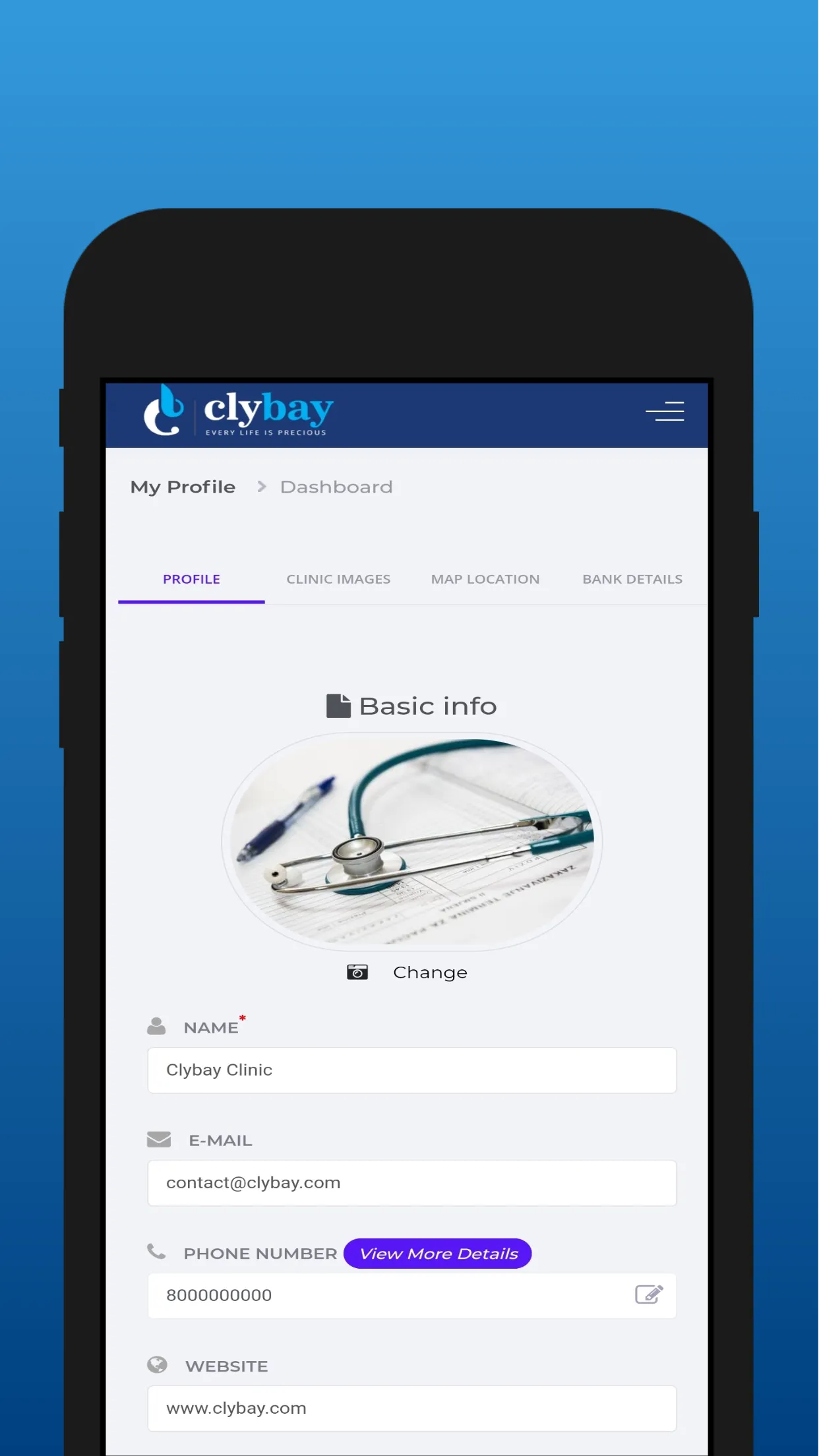 Clybay Clinic | Indus Appstore | Screenshot