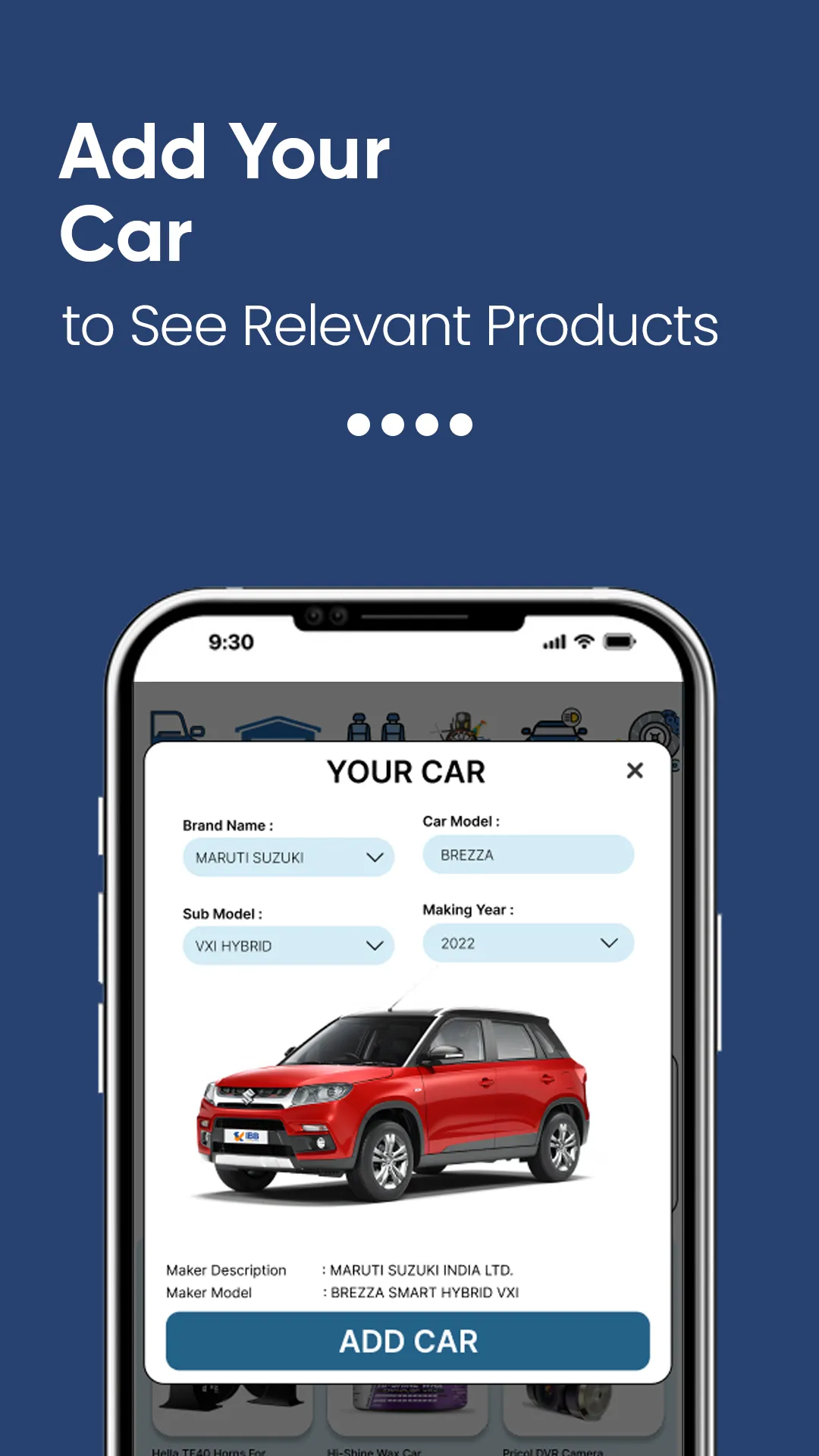 Creckk – A Car Accessories App | Indus Appstore | Screenshot