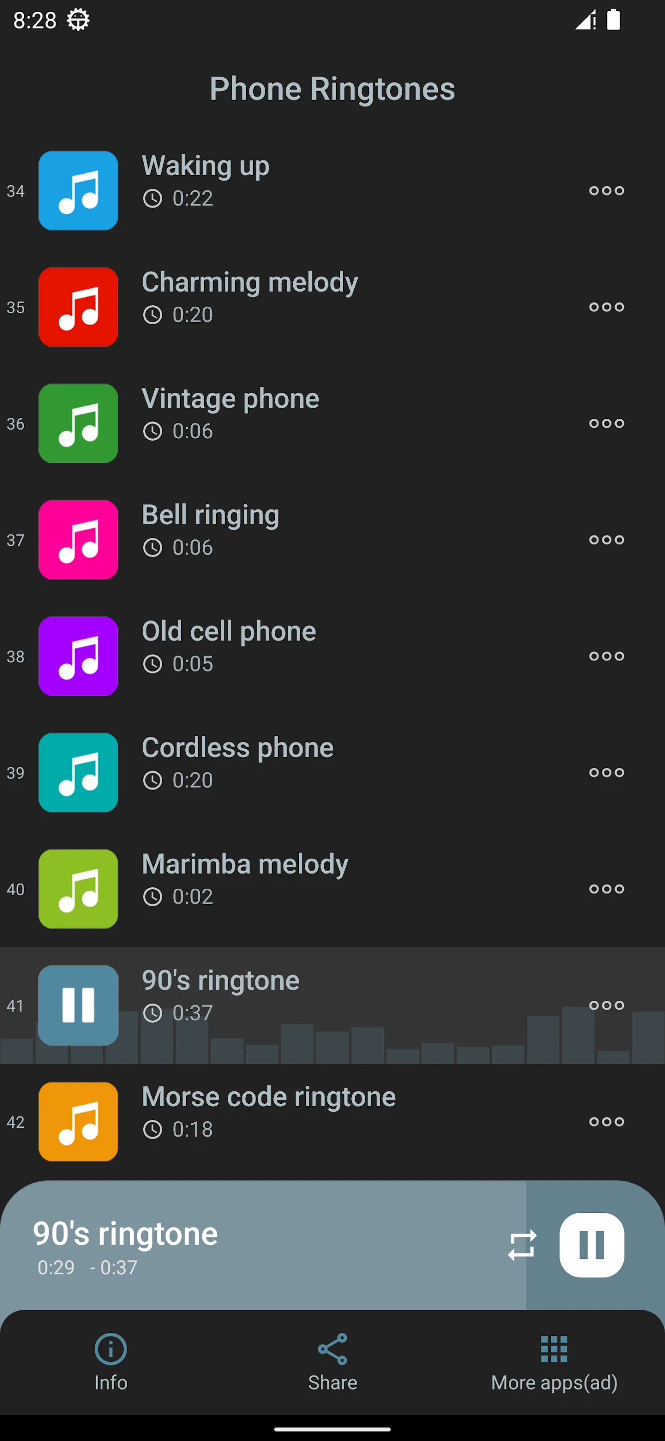 Phone ringtones | Indus Appstore | Screenshot