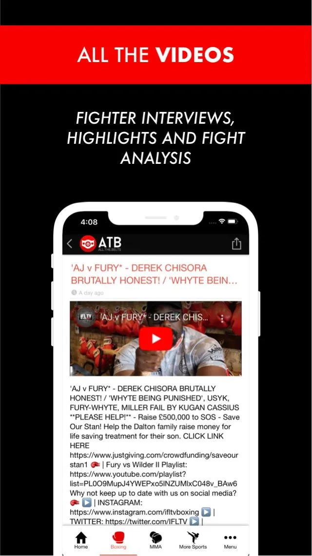 ATB: Combat Sports News | Indus Appstore | Screenshot