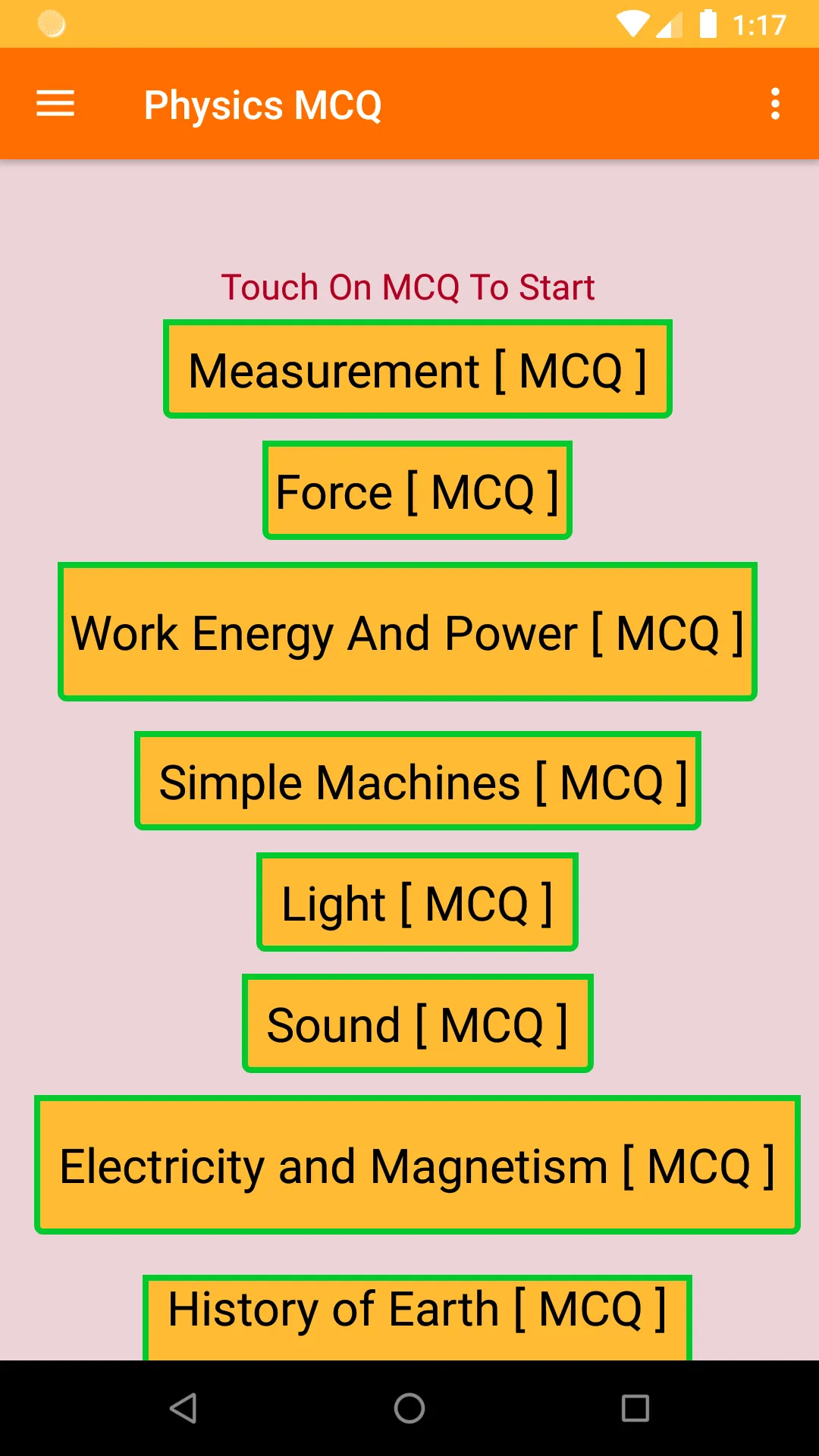 CTEVT Entrance MCQ | Indus Appstore | Screenshot