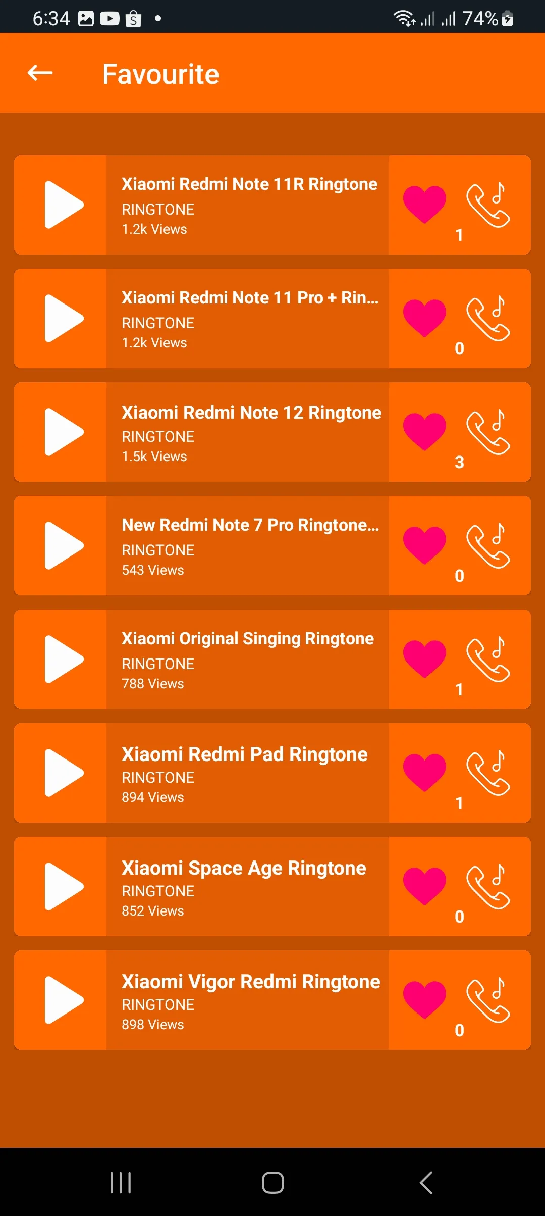 All XIAOMI Ringtones | Indus Appstore | Screenshot