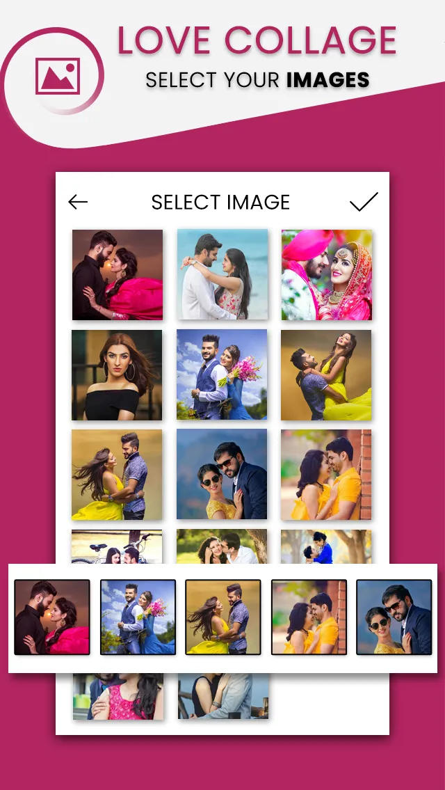 Love Photo Collage & Frame | Indus Appstore | Screenshot