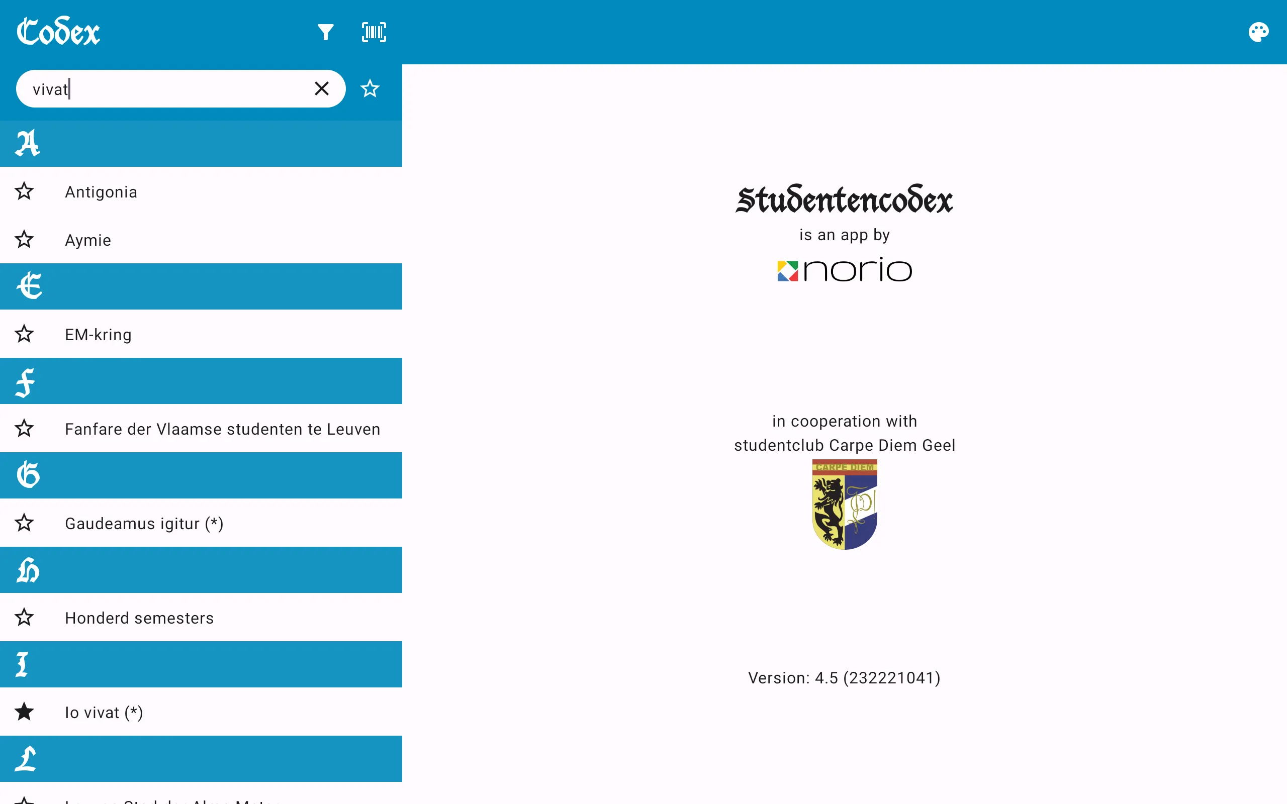 Studentencodex | Indus Appstore | Screenshot