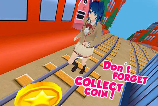 Anime Girl Subway Train Run | Indus Appstore | Screenshot