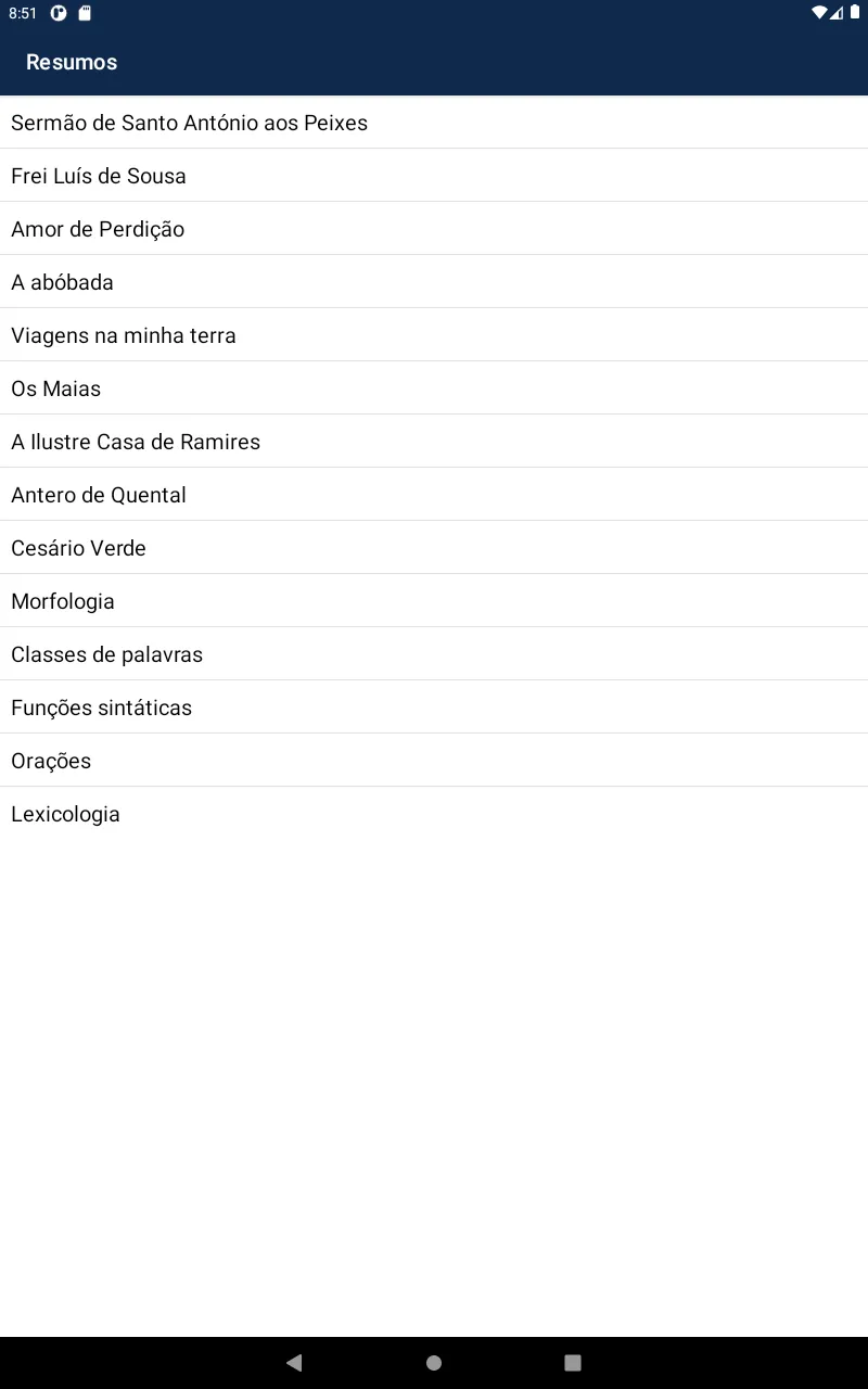 Resumos | Indus Appstore | Screenshot