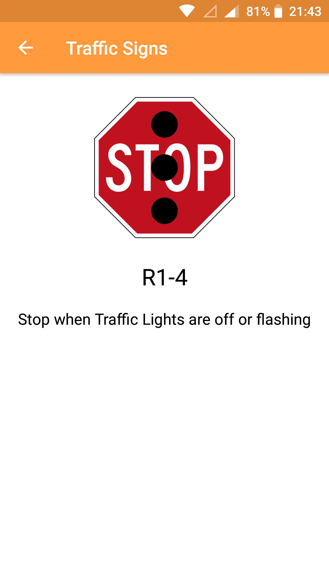 Australia Road (Traffic) Signs | Indus Appstore | Screenshot