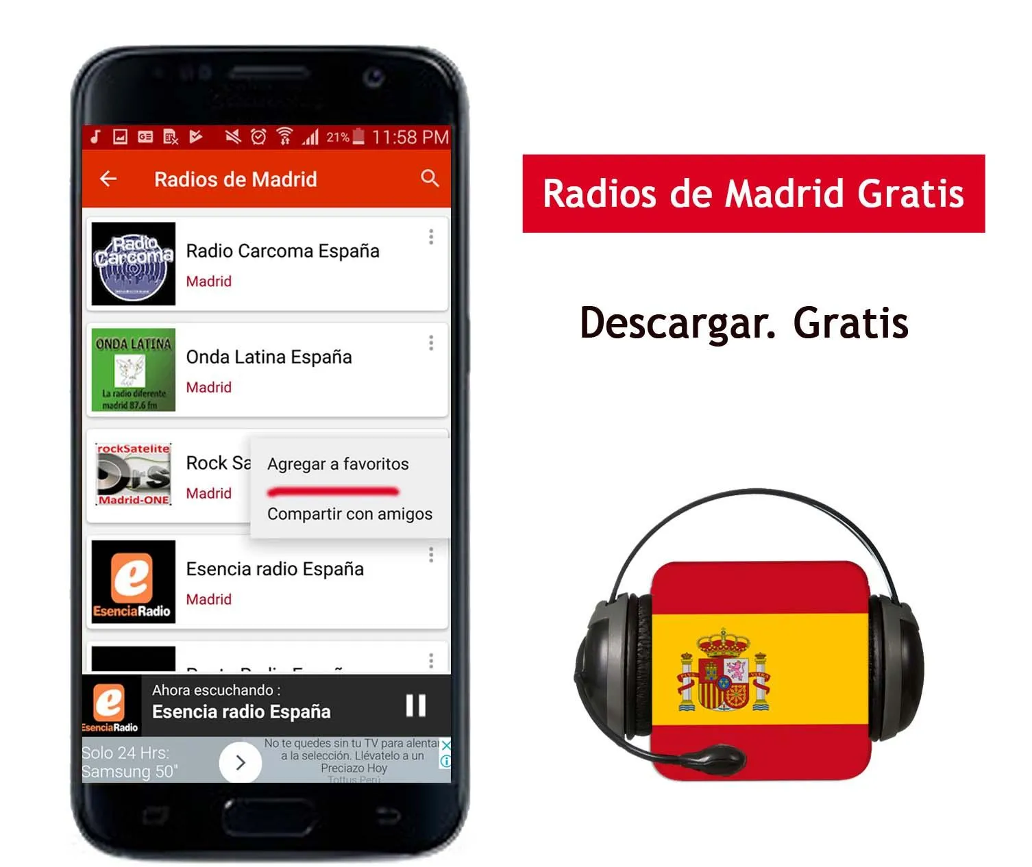 Radios de Madrid | Indus Appstore | Screenshot