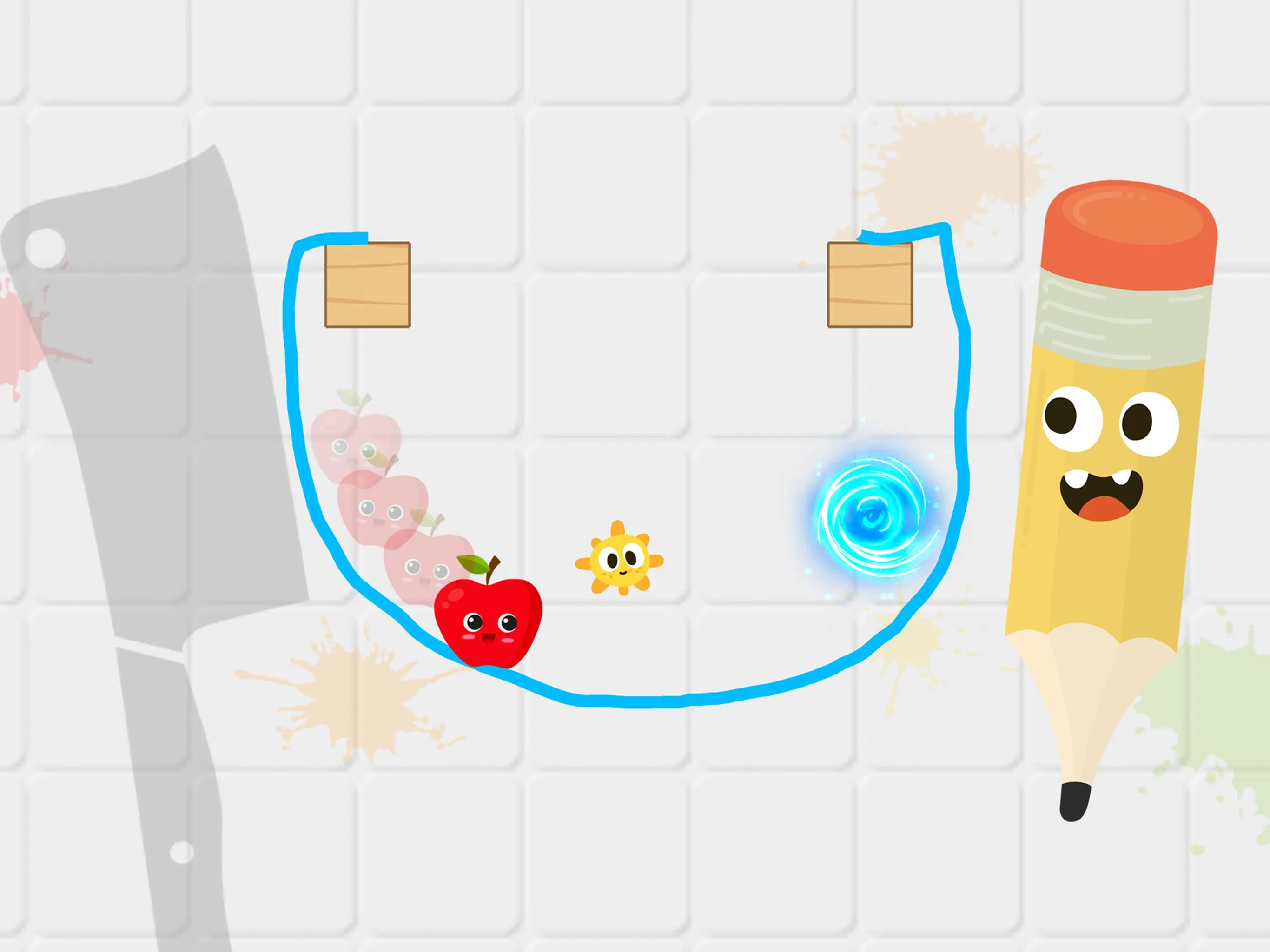 Fruit Escape: Draw Line | Indus Appstore | Screenshot