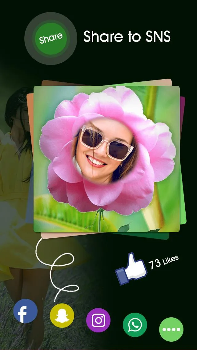 Flower Photo Frame | Indus Appstore | Screenshot