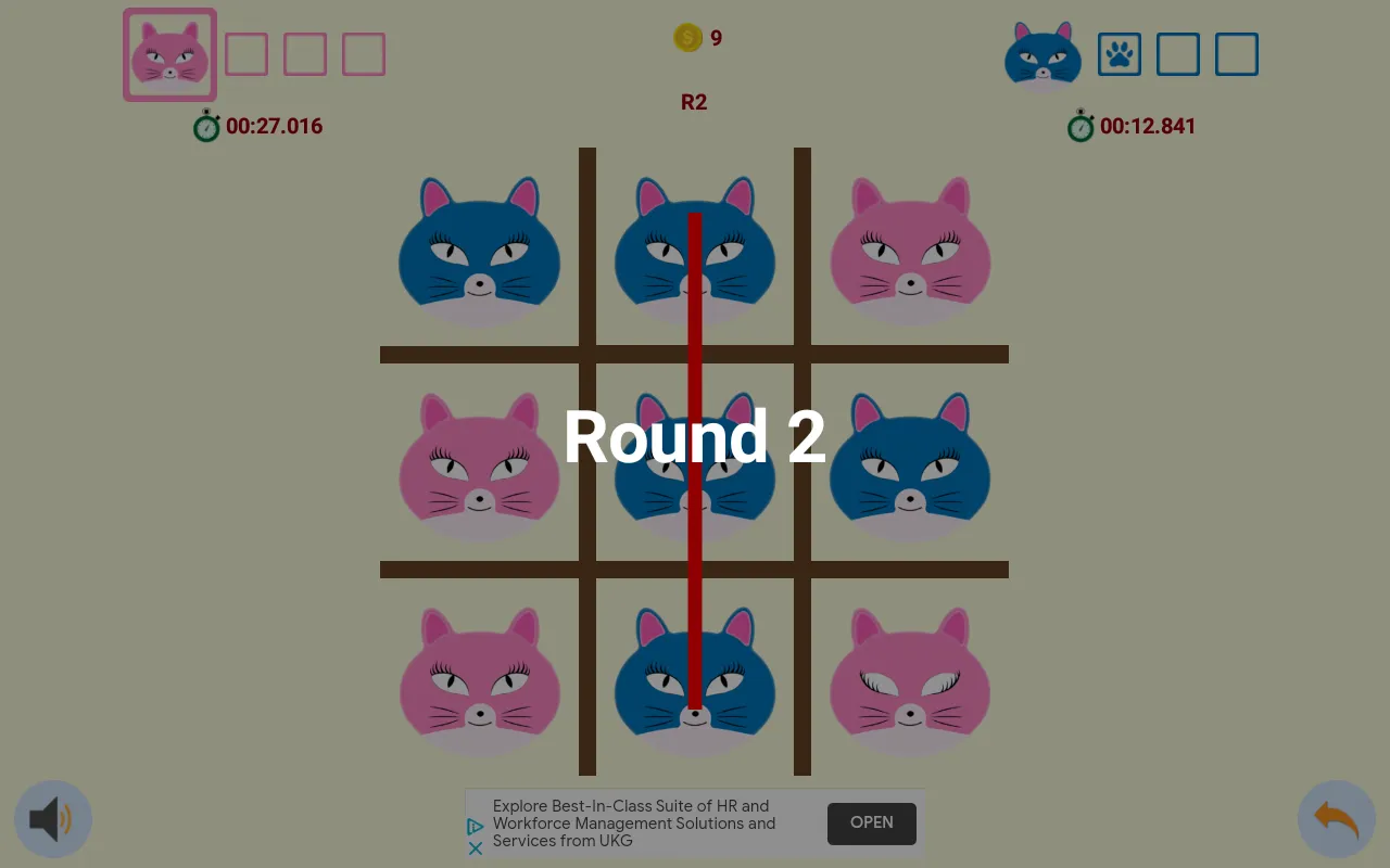 Kitty Tic-Tac-Toe | Indus Appstore | Screenshot