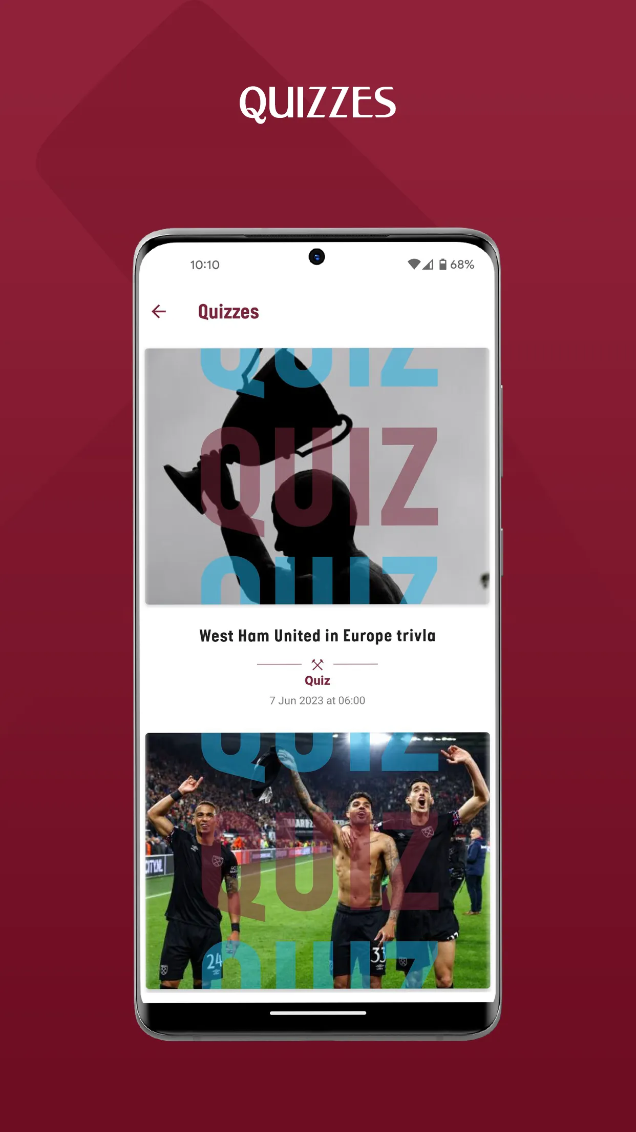 West Ham United | Indus Appstore | Screenshot