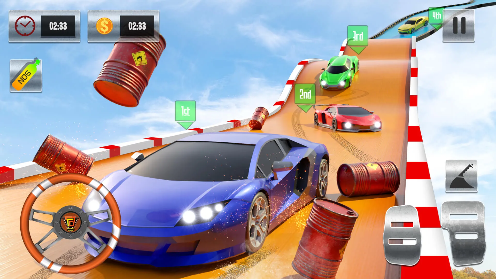 Mega Ramp Superhero Car Game | Indus Appstore | Screenshot