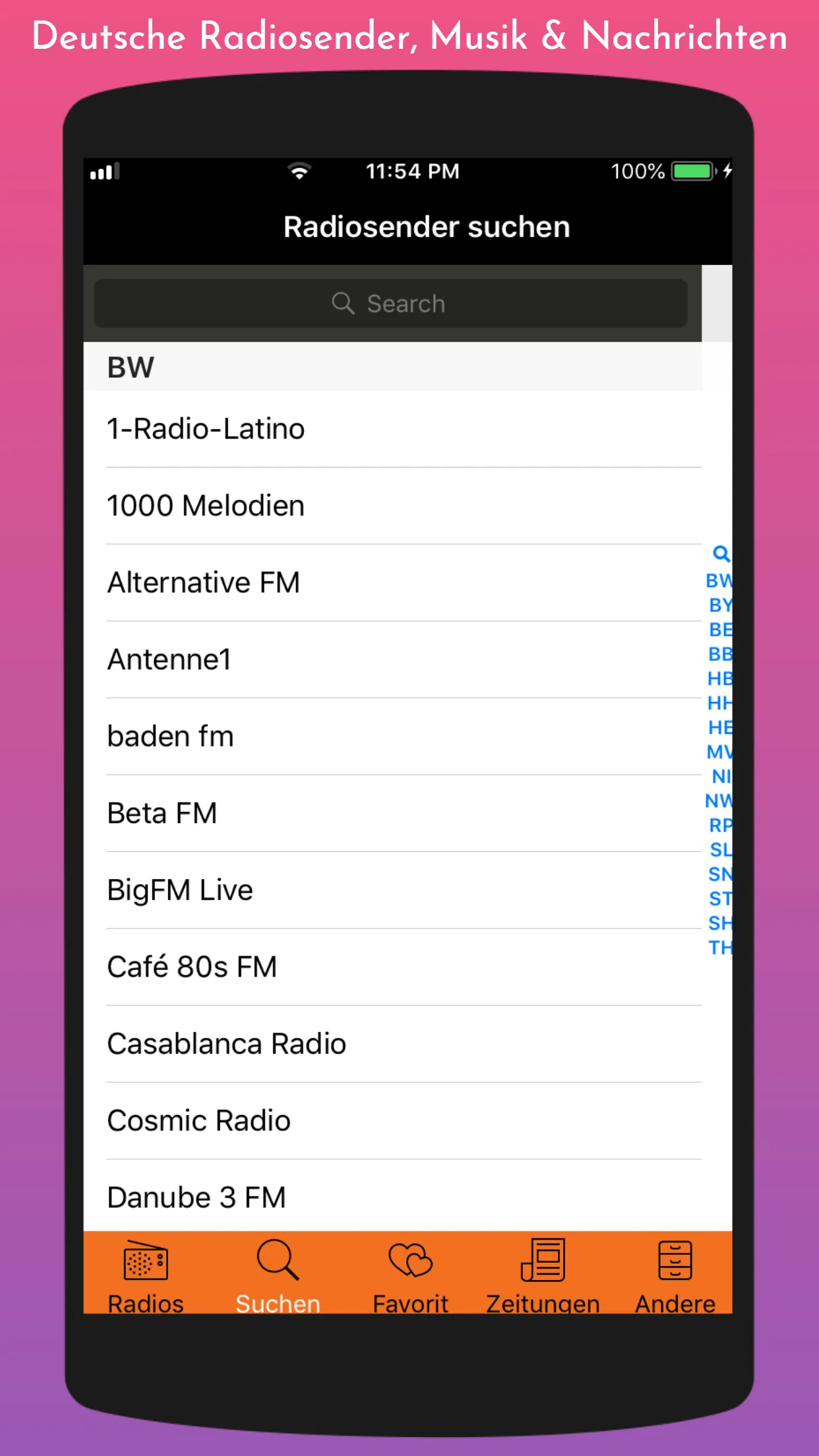 Deutsche Radiosender & Musik | Indus Appstore | Screenshot