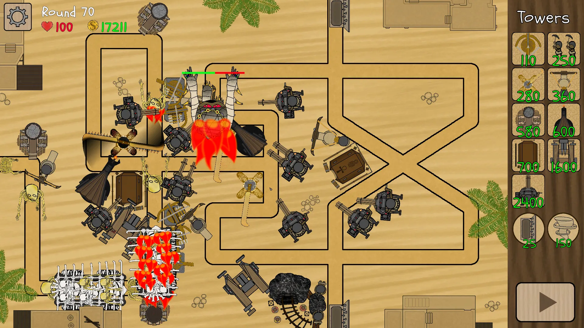 Pyramid Tower Defense | Indus Appstore | Screenshot