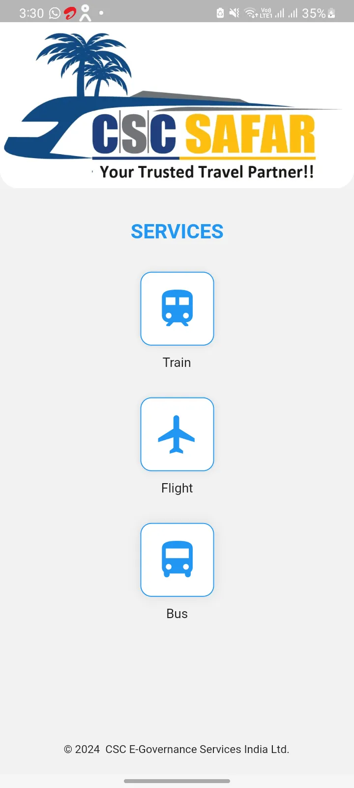 CSC Safar | Indus Appstore | Screenshot