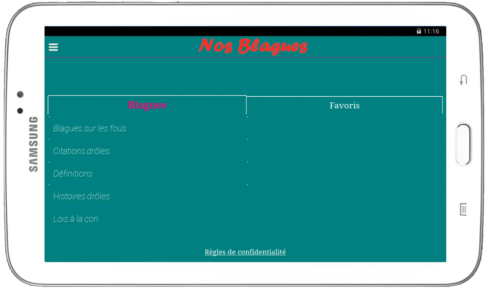 Nos Blagues | Indus Appstore | Screenshot