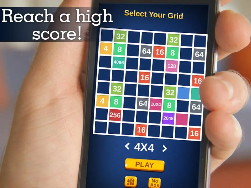 2048 endless puzzle game | Indus Appstore | Screenshot