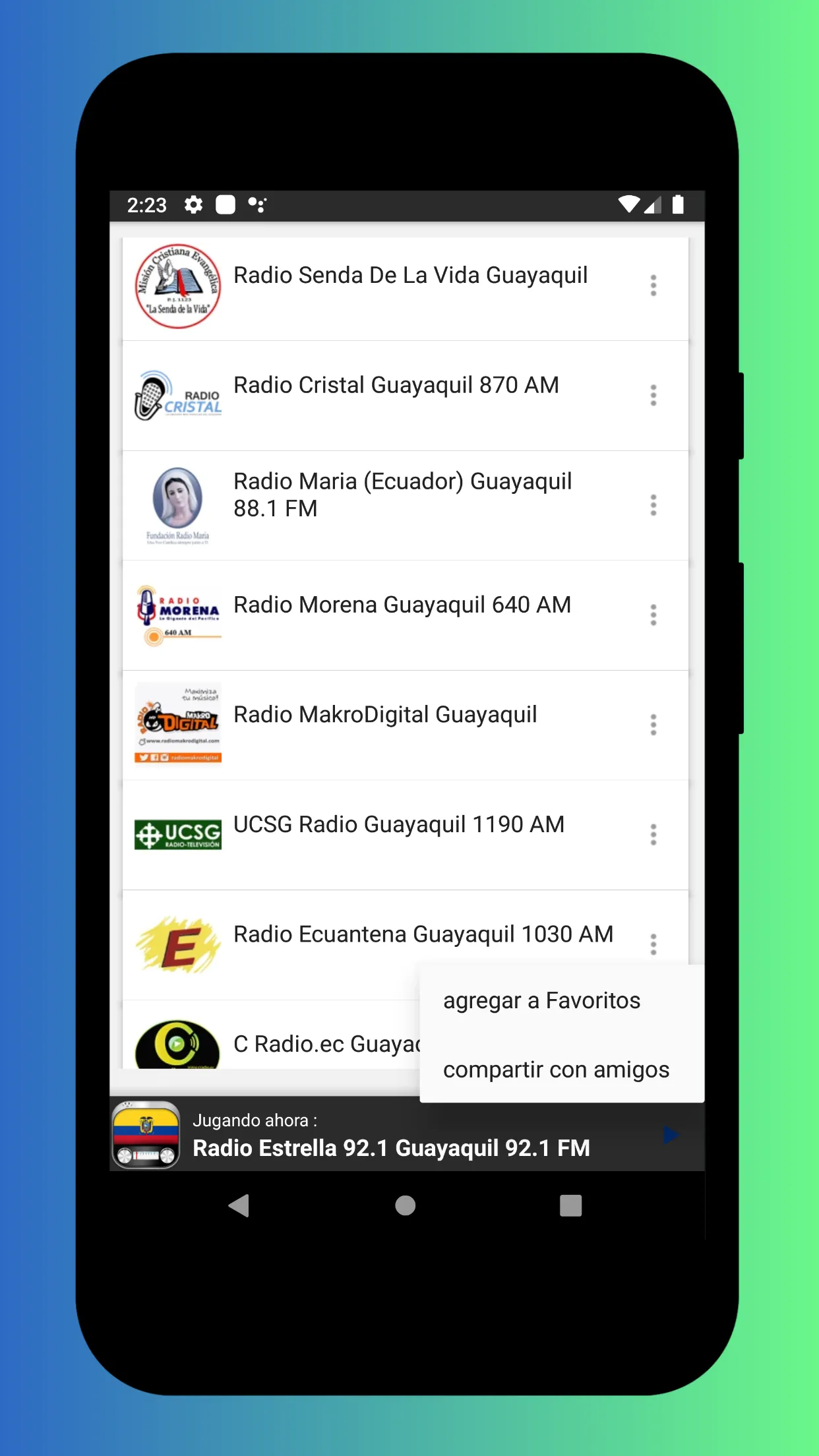 Radio Ecuador - Internet Radio | Indus Appstore | Screenshot