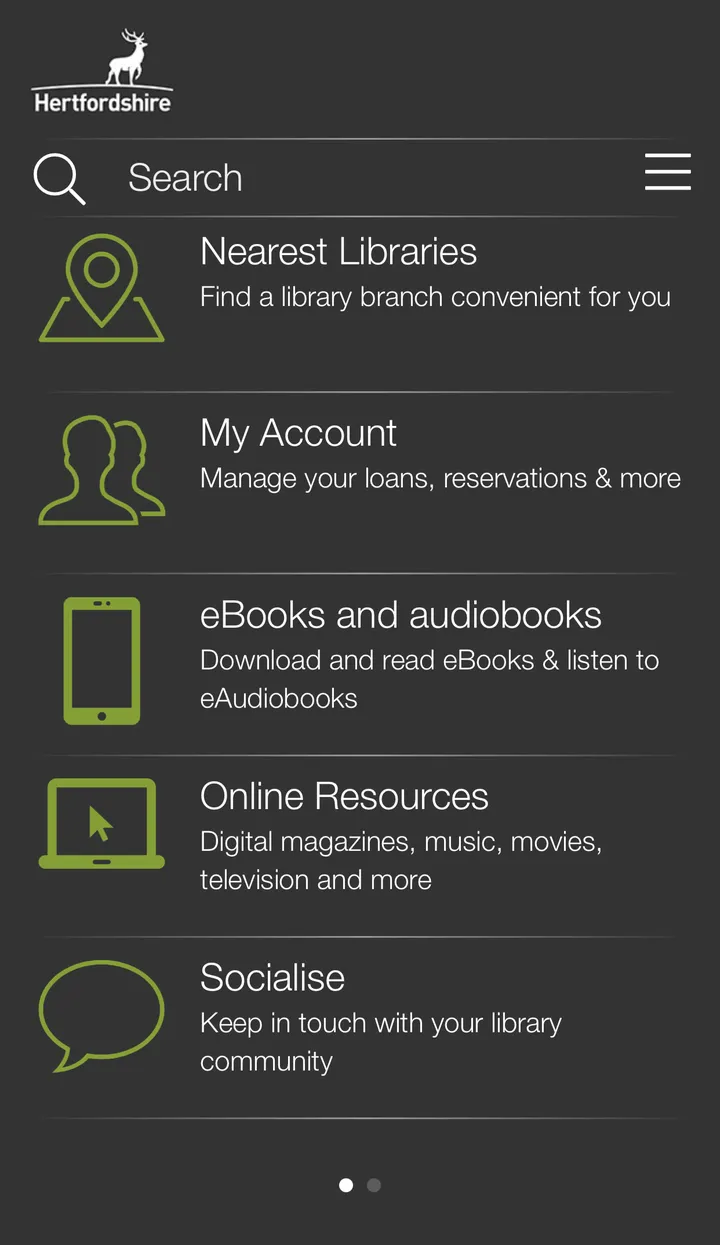 Hertfordshire Libraries | Indus Appstore | Screenshot