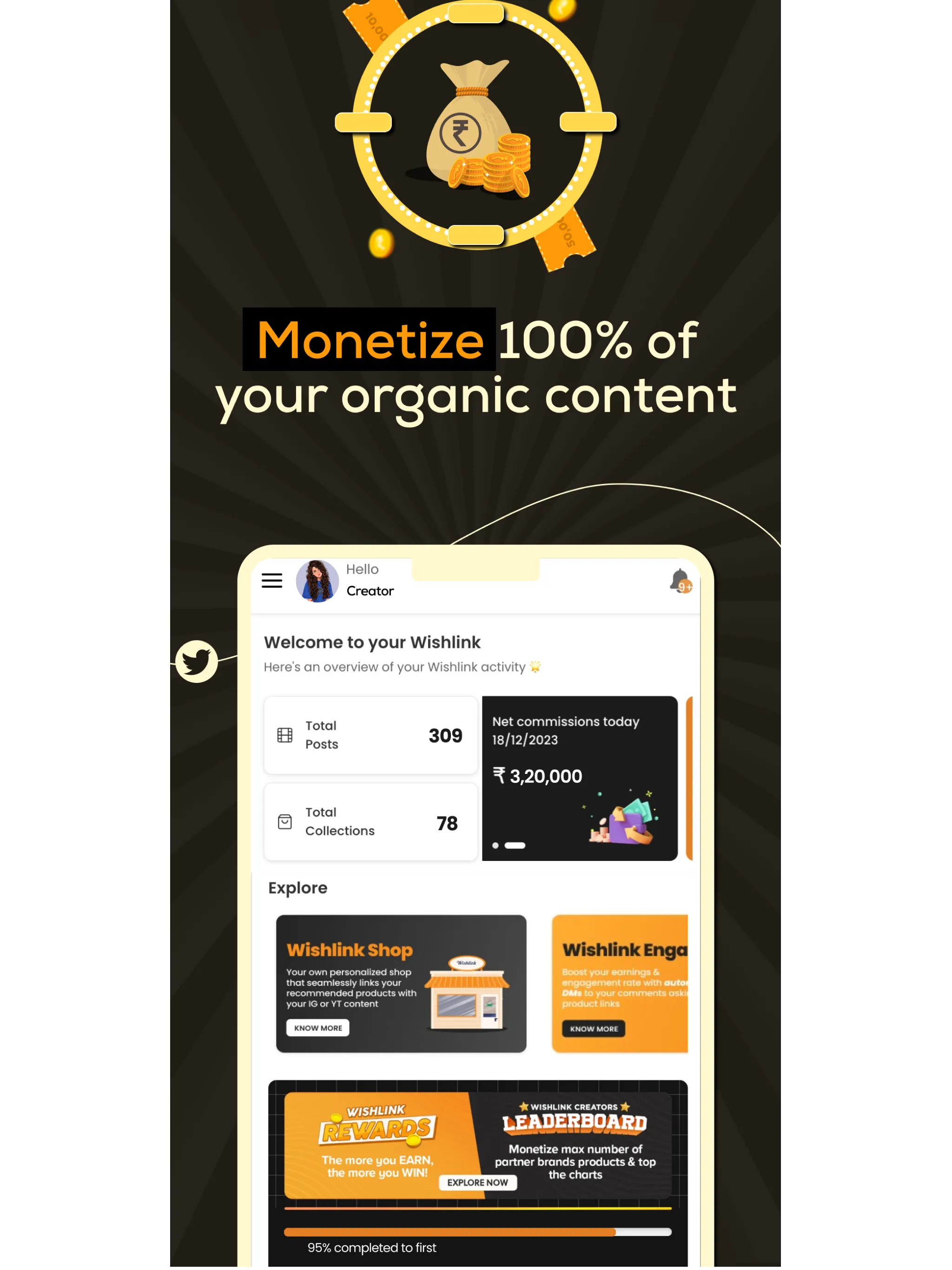 Wishlink Creator | Indus Appstore | Screenshot
