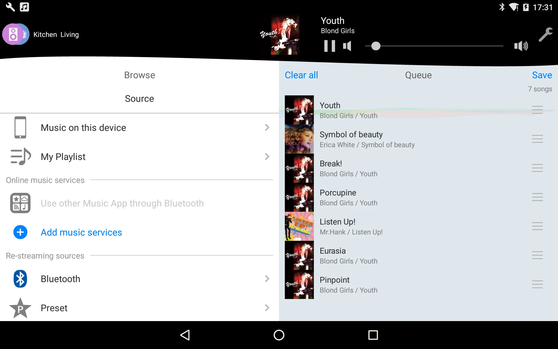 Panasonic Music Streaming | Indus Appstore | Screenshot