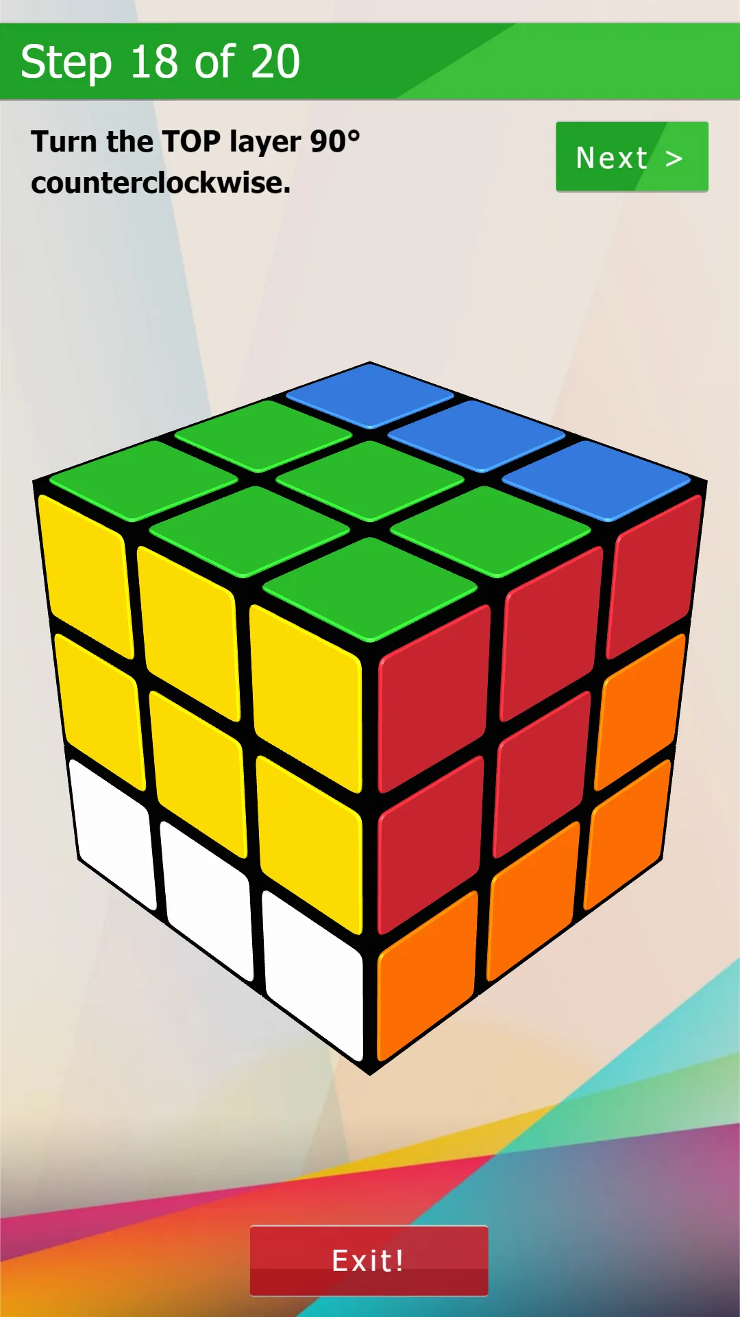 3D-Cube Solver | Indus Appstore | Screenshot