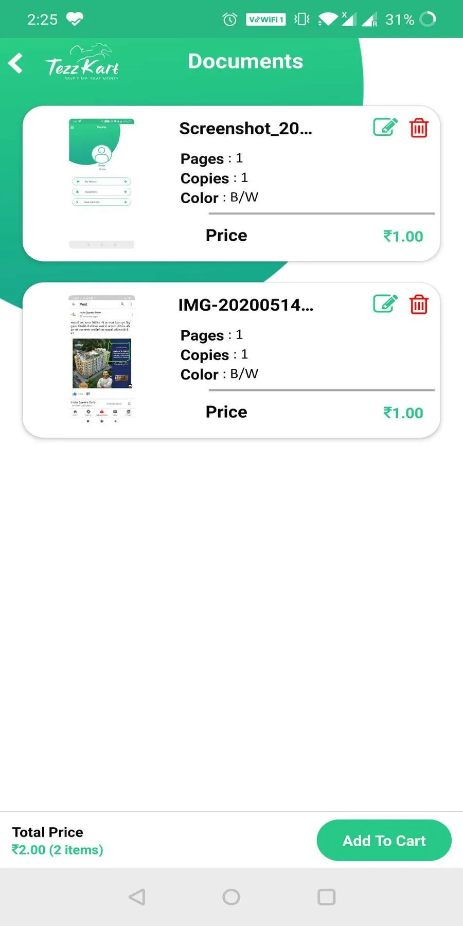 Tezzkart - Delivery App, Onlin | Indus Appstore | Screenshot