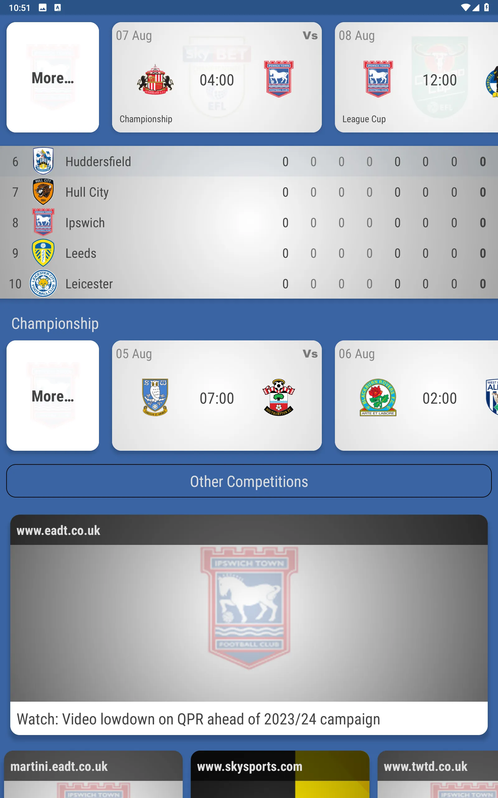 Ipswich Town Fan App | Indus Appstore | Screenshot