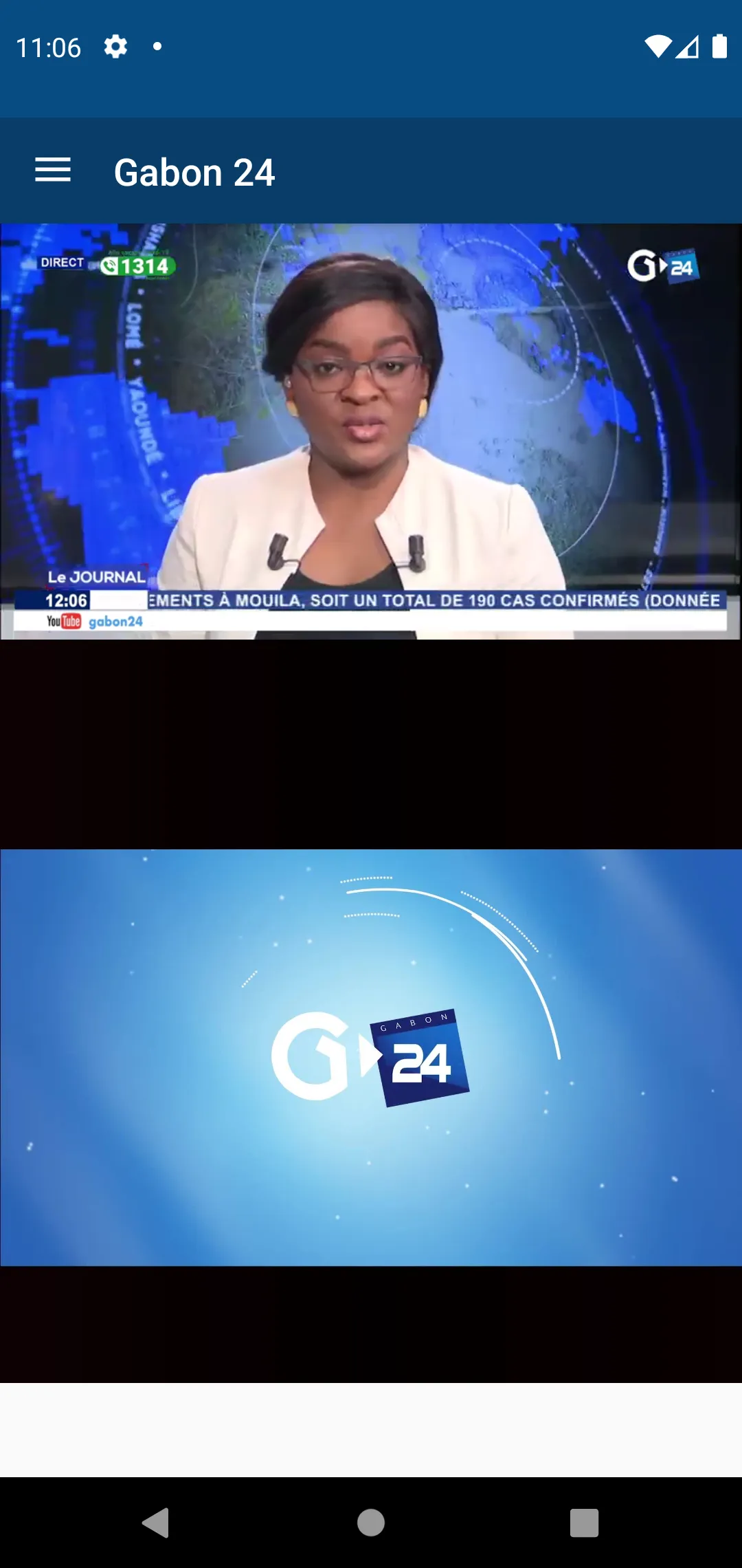 Gabon 24 | Indus Appstore | Screenshot