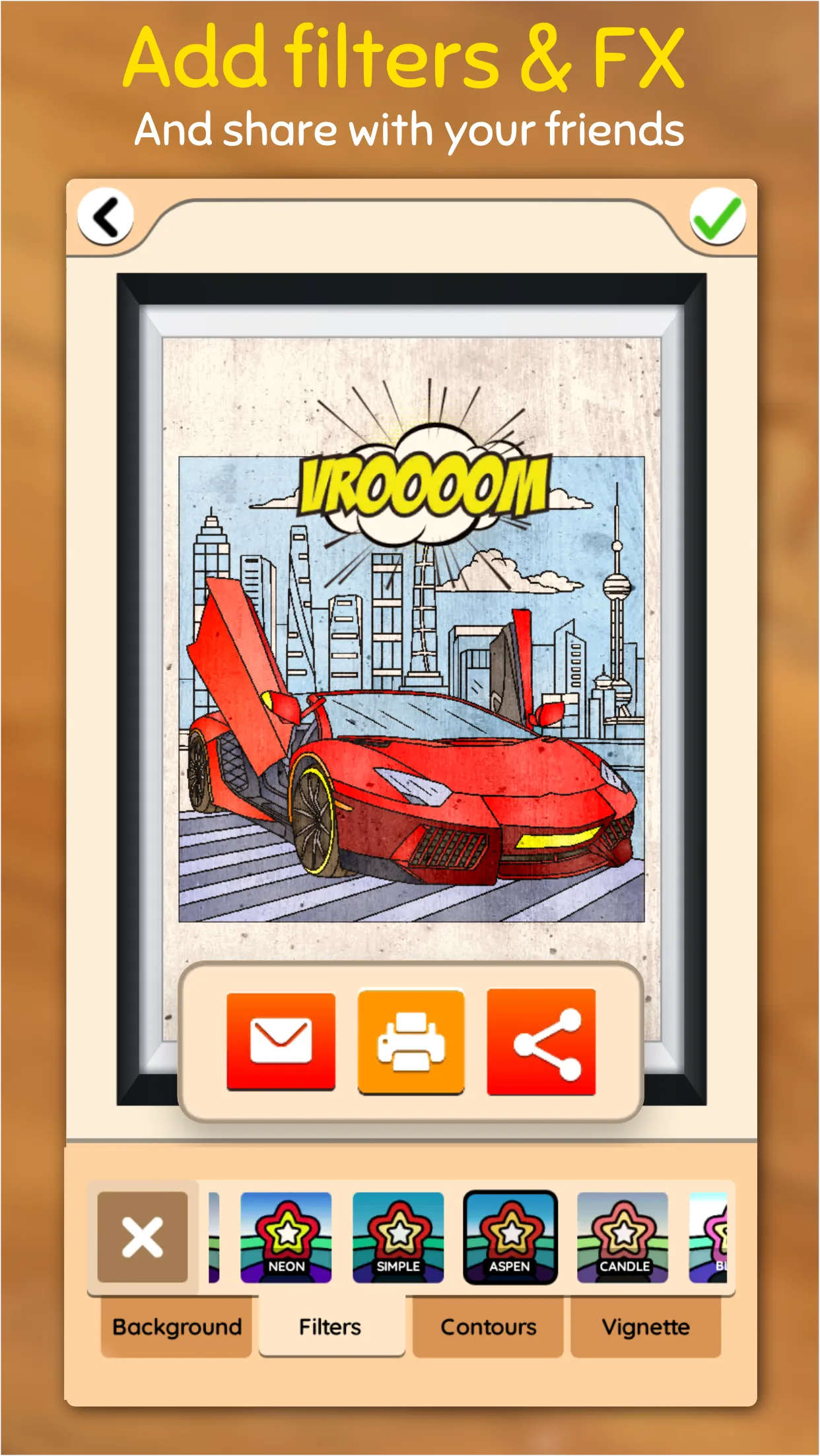 Cars Coloring & Drawing Game | Indus Appstore | Screenshot