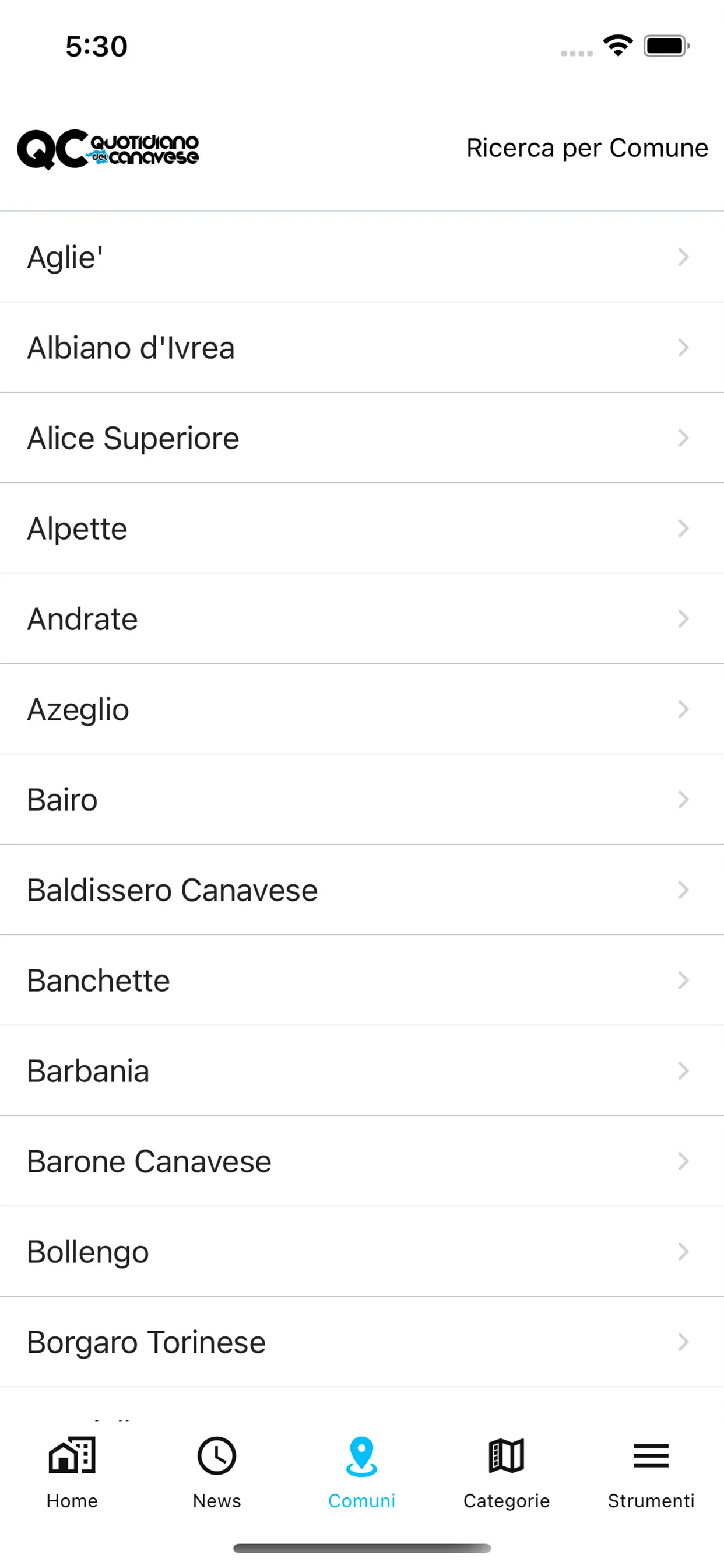 QC Quotidiano del Canavese | Indus Appstore | Screenshot