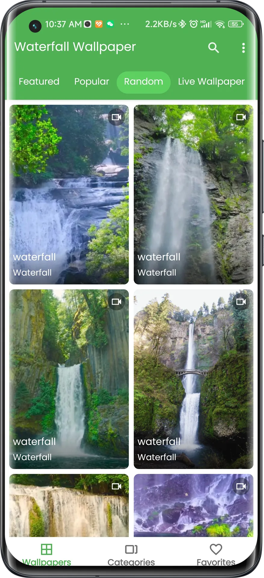 3D Waterfall Live Wallpaper | Indus Appstore | Screenshot