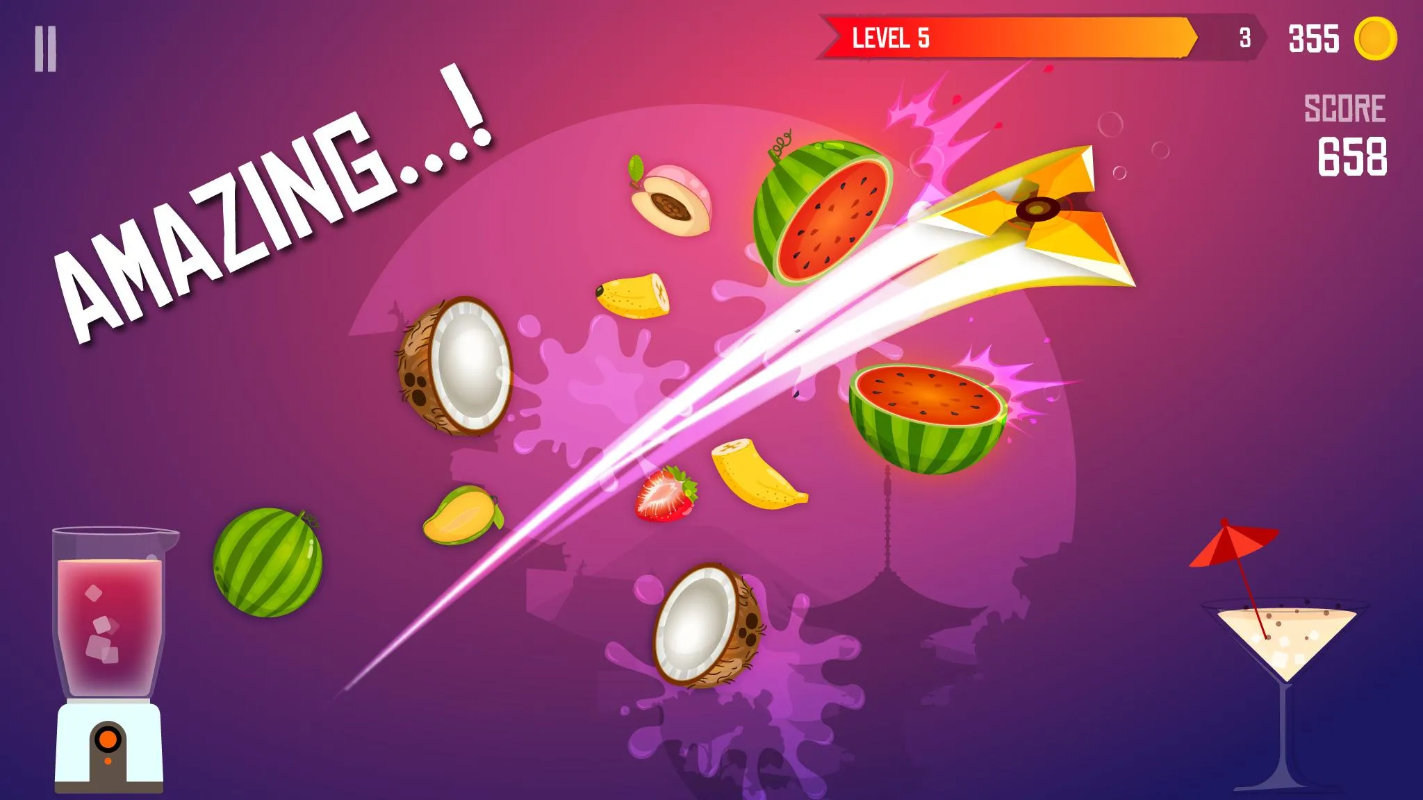 Knife Master Slicing Hit Juice | Indus Appstore | Screenshot