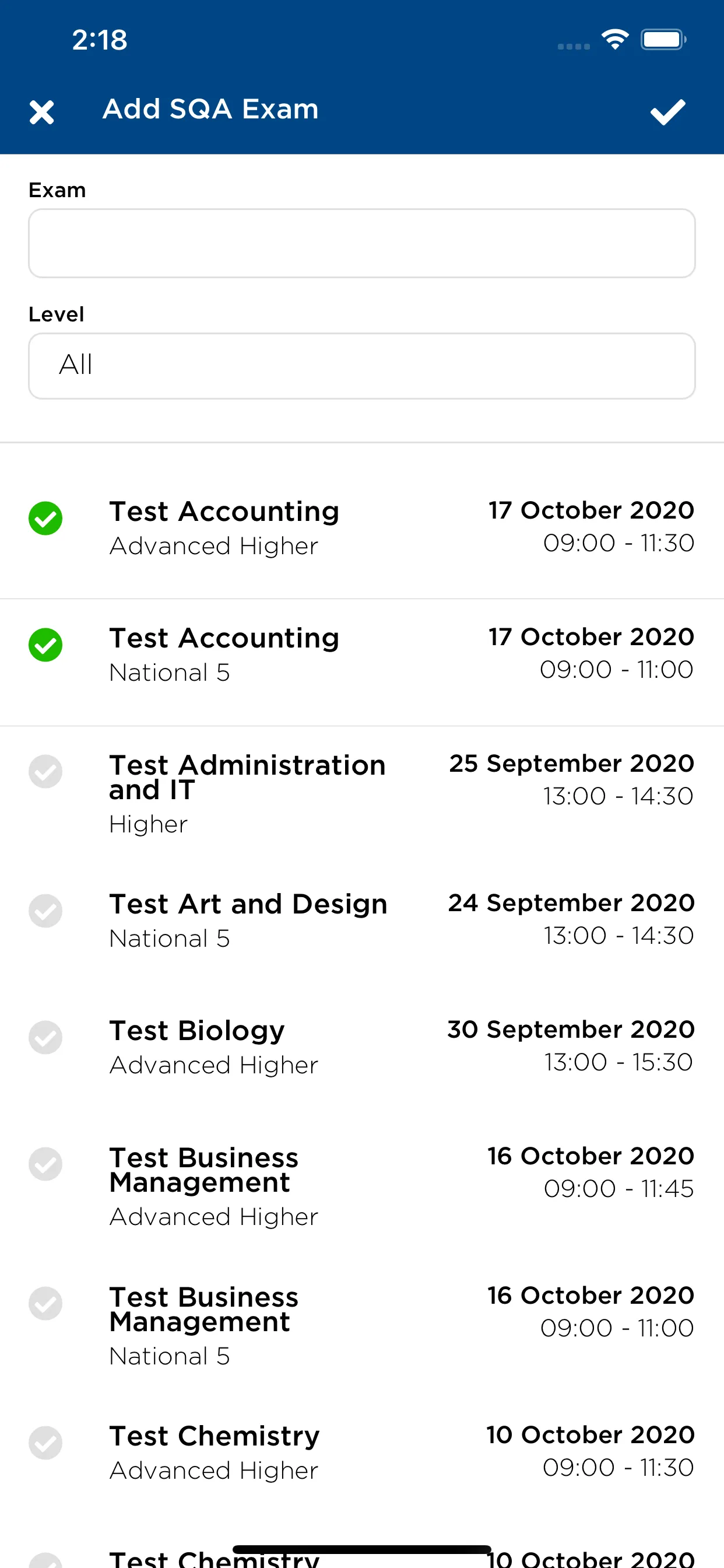 SQA My Exams | Indus Appstore | Screenshot