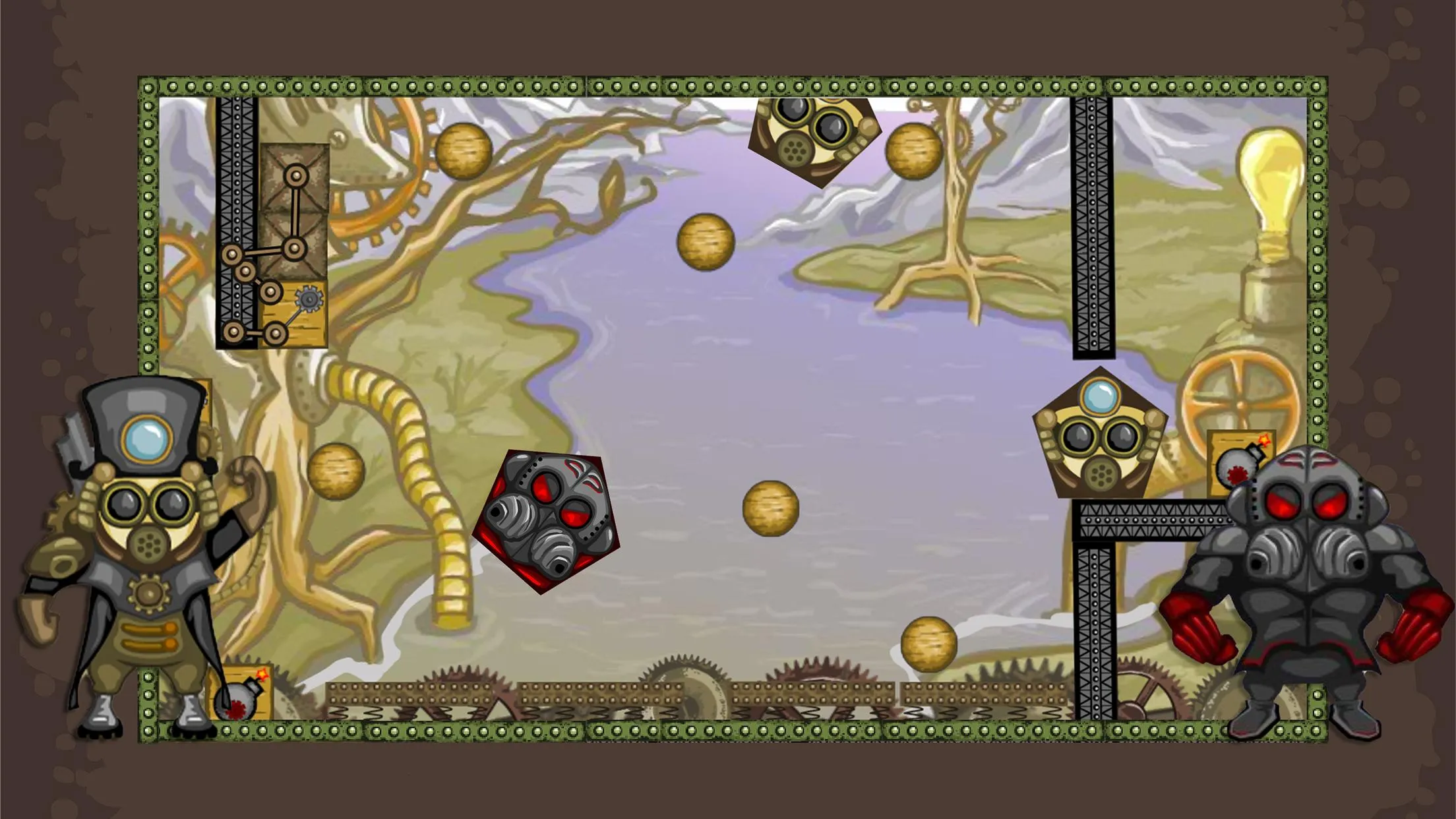 Steampunk Physics-based Puzzle | Indus Appstore | Screenshot