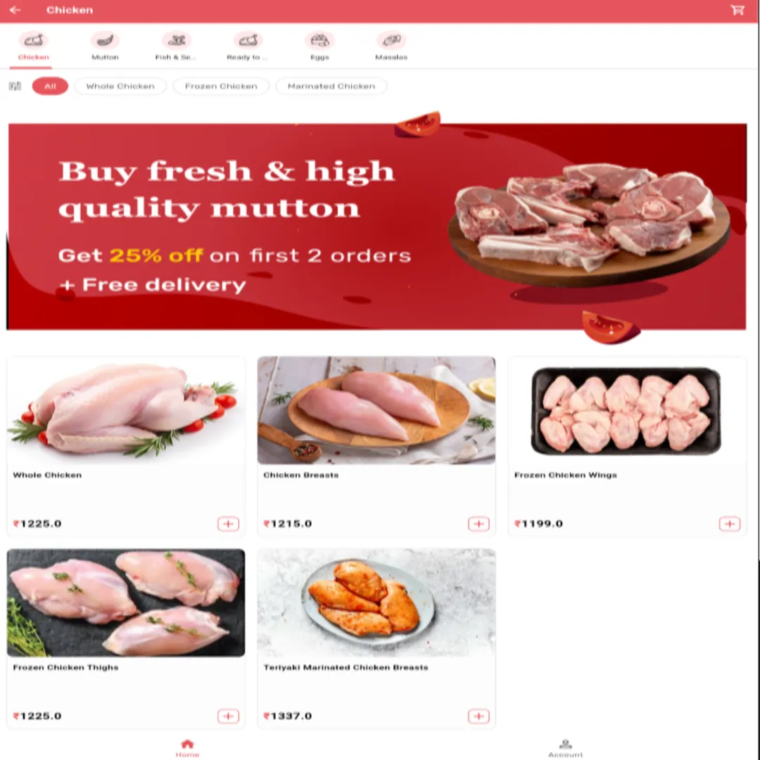 ChopServe: Fresh Meat & Fish | Indus Appstore | Screenshot