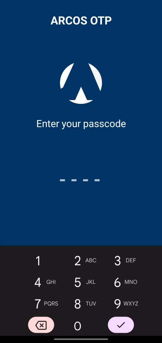 ARCON OTP | Indus Appstore | Screenshot