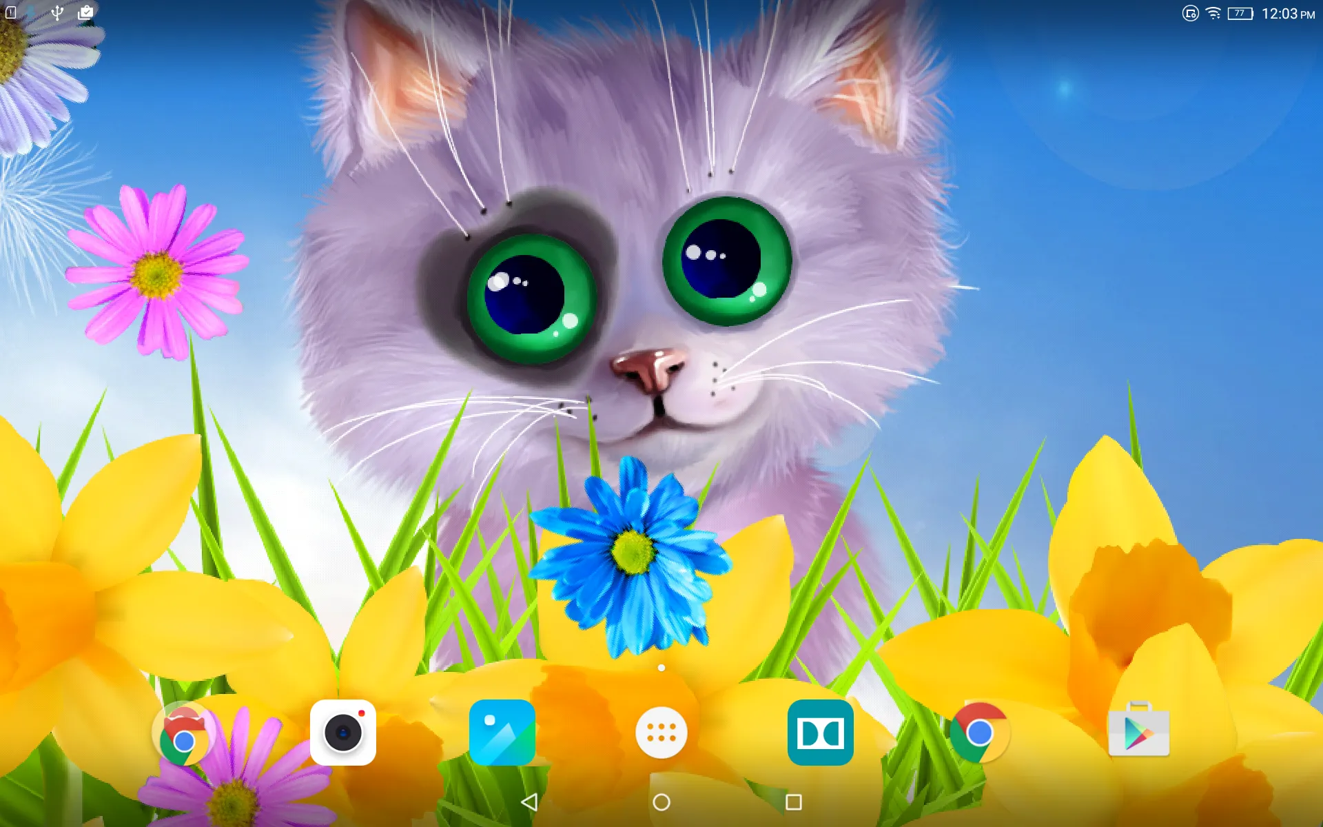 Spring Kitten Live Wallpaper | Indus Appstore | Screenshot