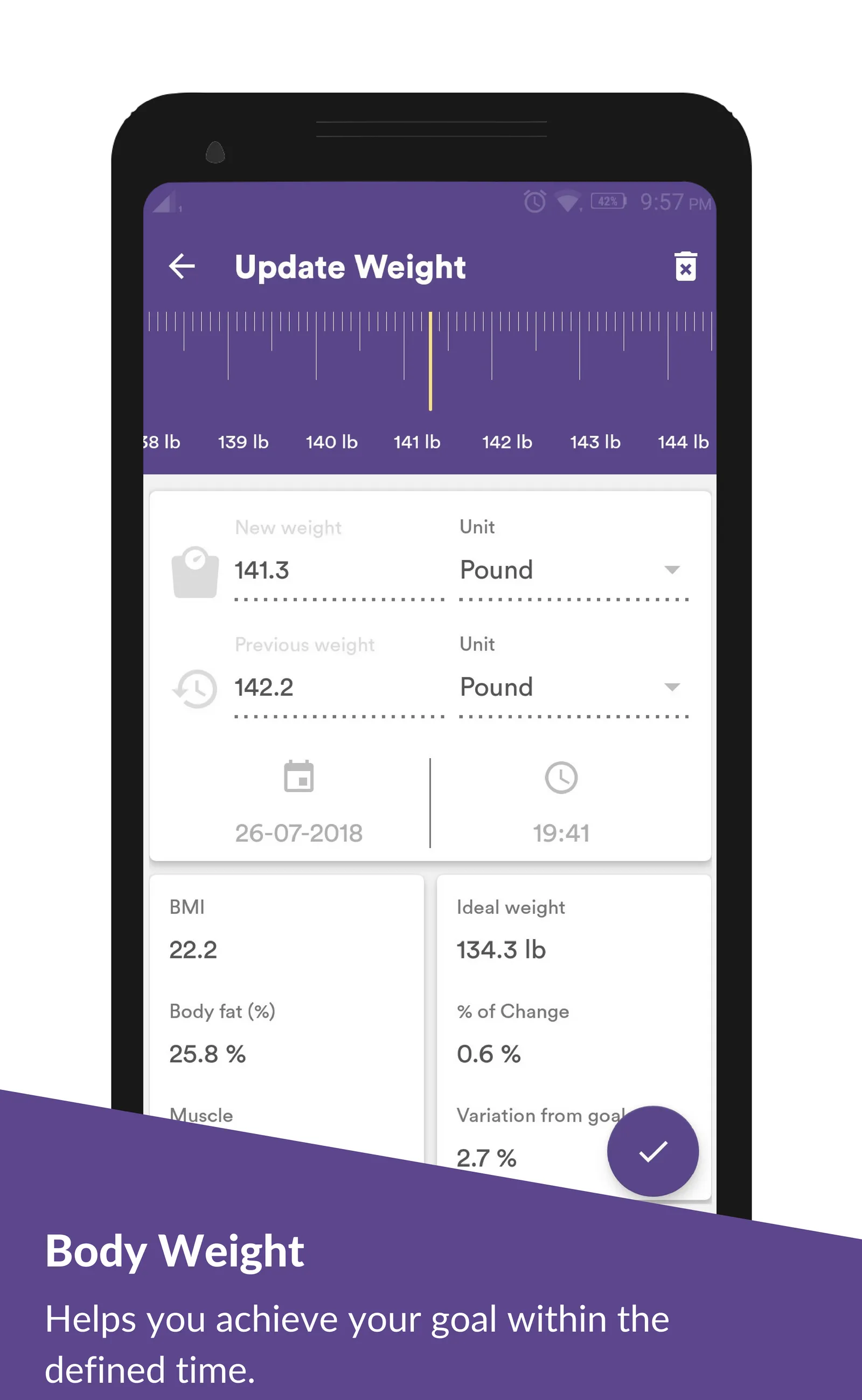 Health Mate - Calorie Counter  | Indus Appstore | Screenshot