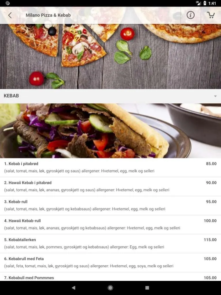 Milano Pizza Halmstad | Indus Appstore | Screenshot