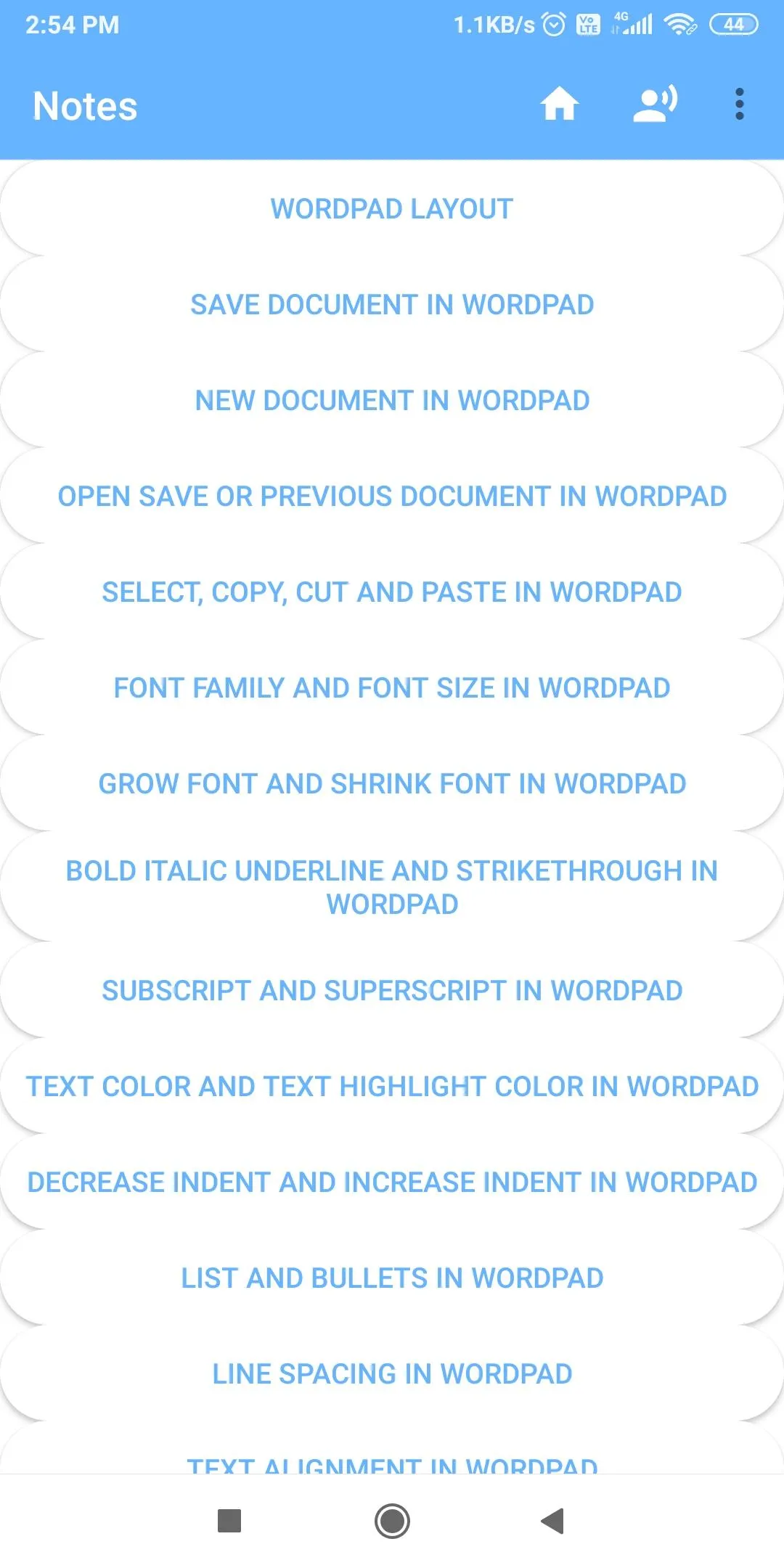 WordPad - Easy To Learn | Indus Appstore | Screenshot