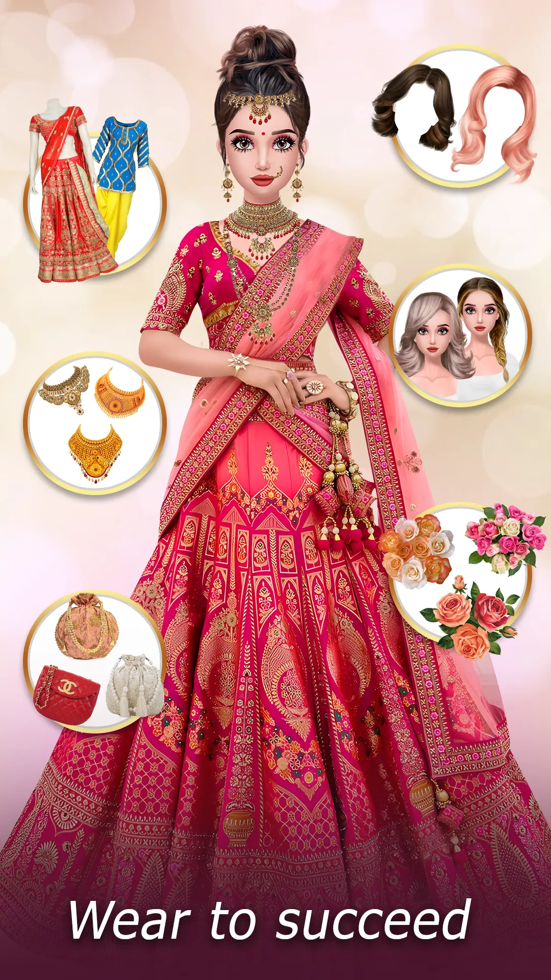 Indian Wedding Dress up Makeup | Indus Appstore | Screenshot