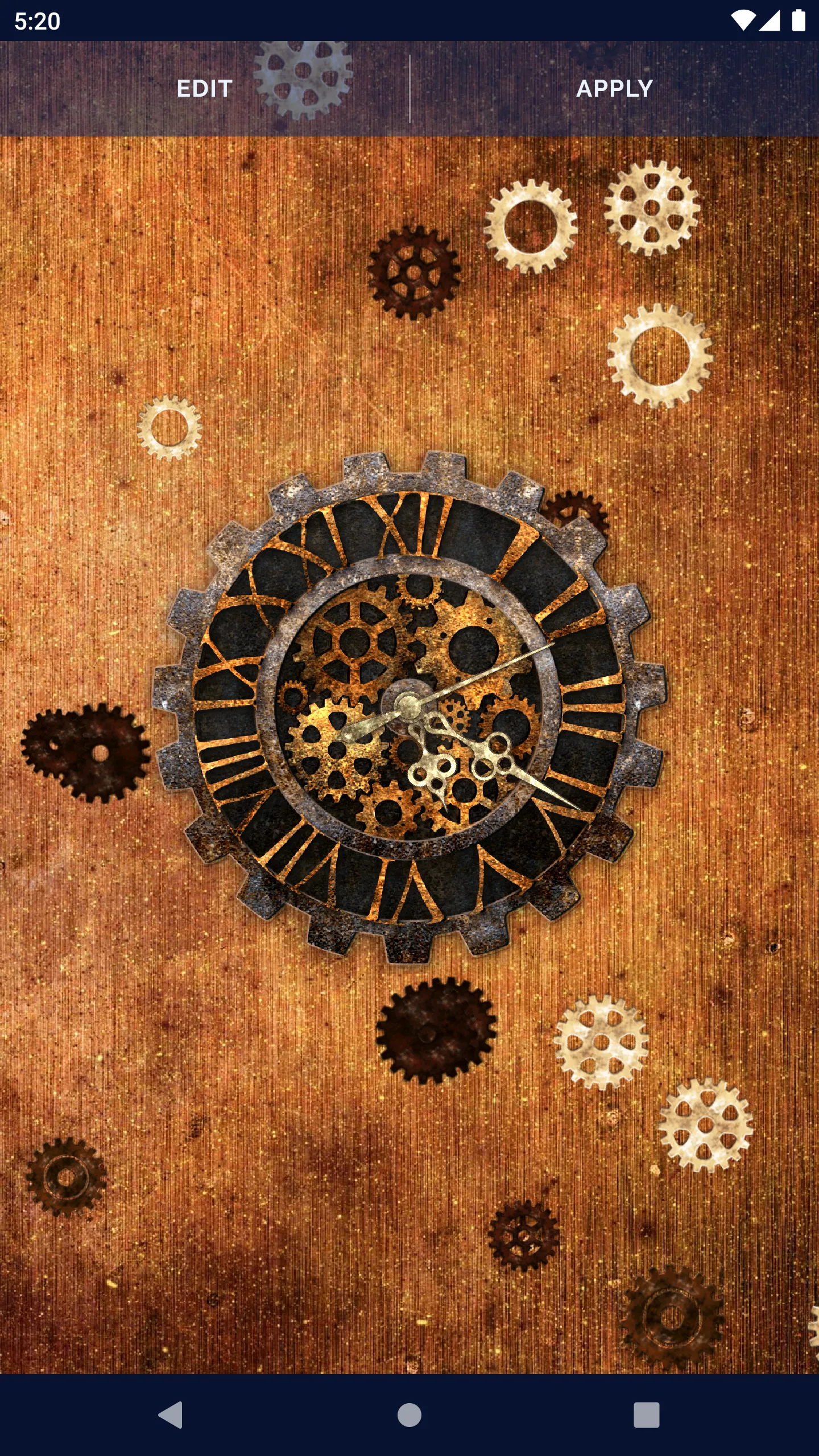 Steampunk Clock Wallpaper | Indus Appstore | Screenshot