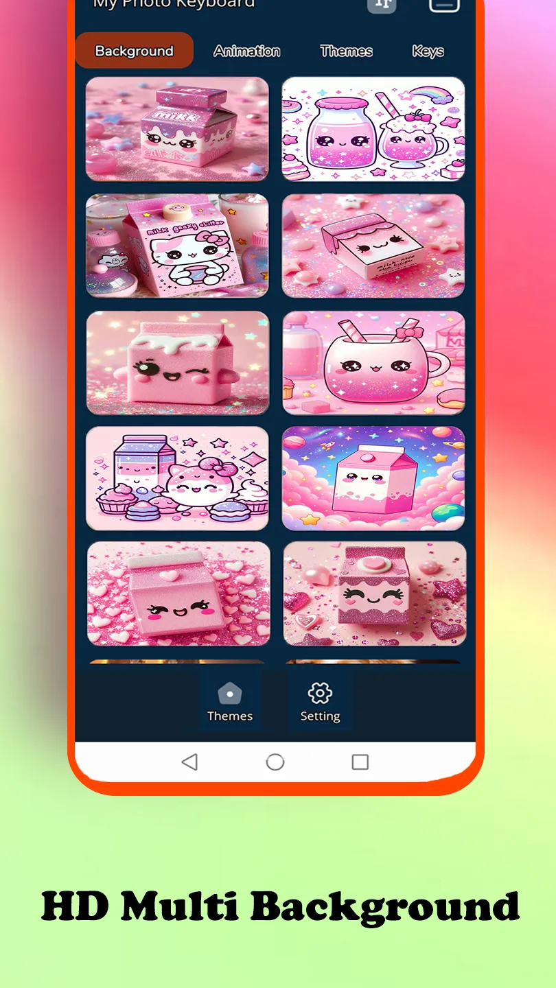 Kawaii Milk keyboard | Indus Appstore | Screenshot